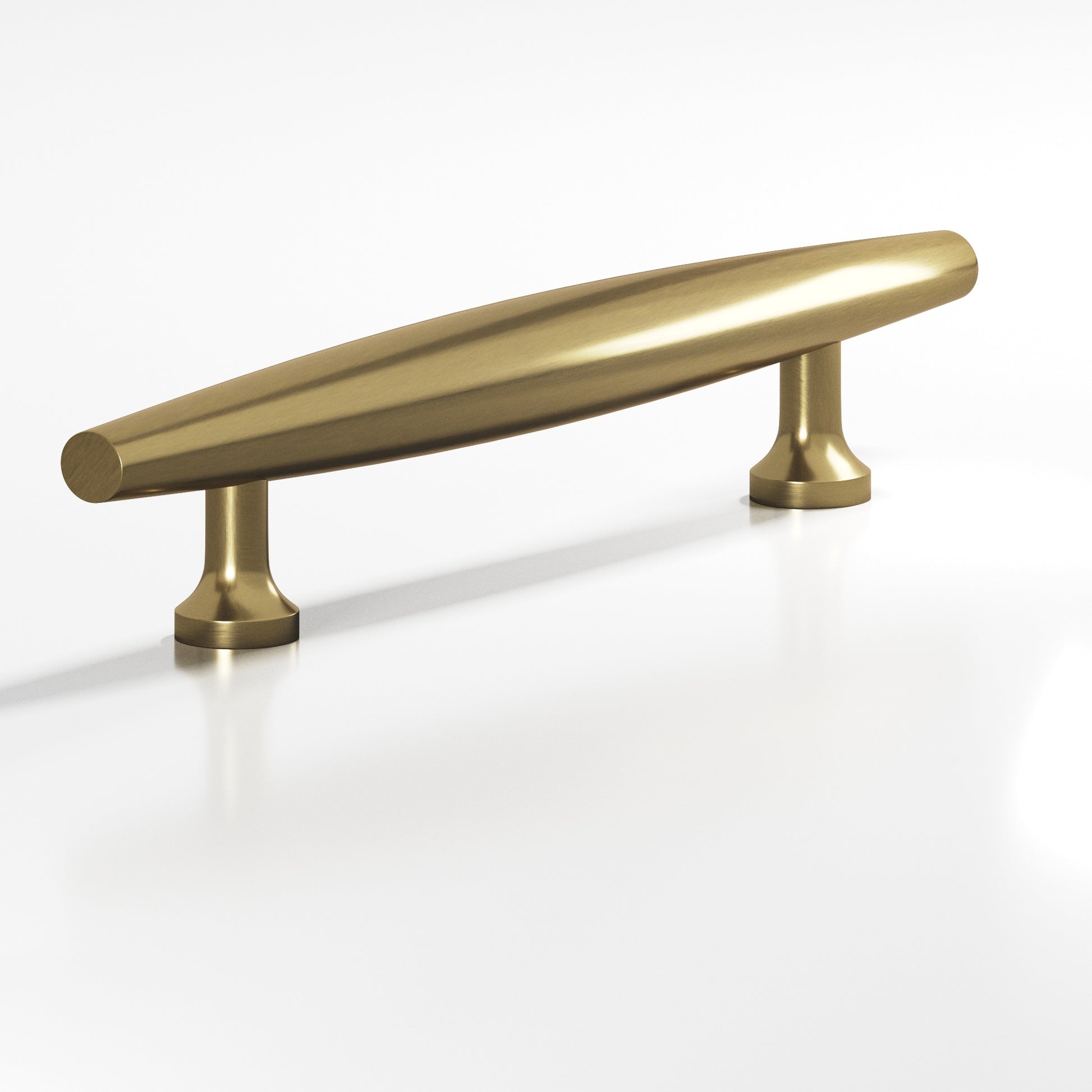 Colonial Bronze Series 293 8" Cigar Cabinet Pull With Flared Posts Antique Brass / 8"