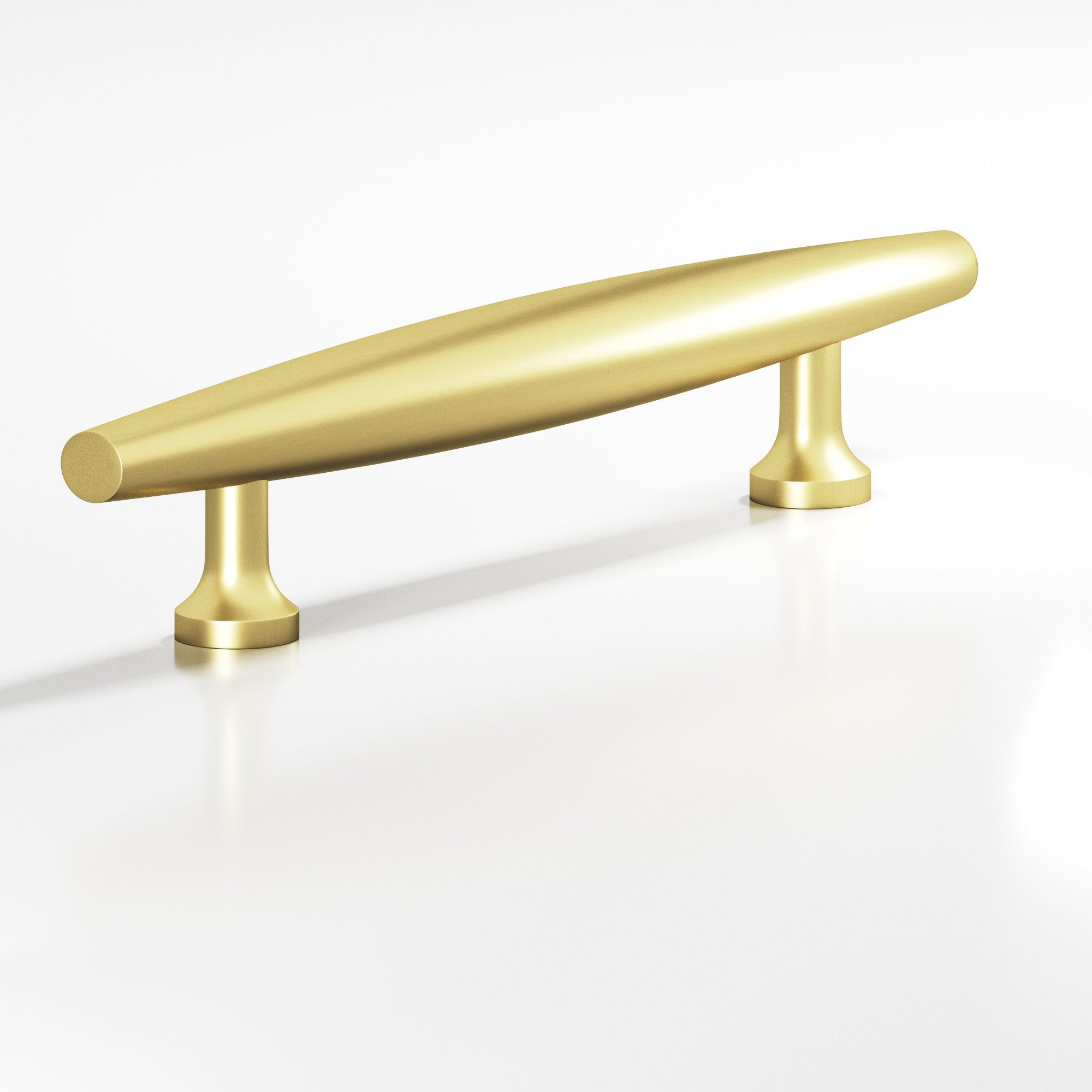 Colonial Bronze Series 293 10" Cigar Appliance Pull With Flared Posts Matte Satin Brass / 10"