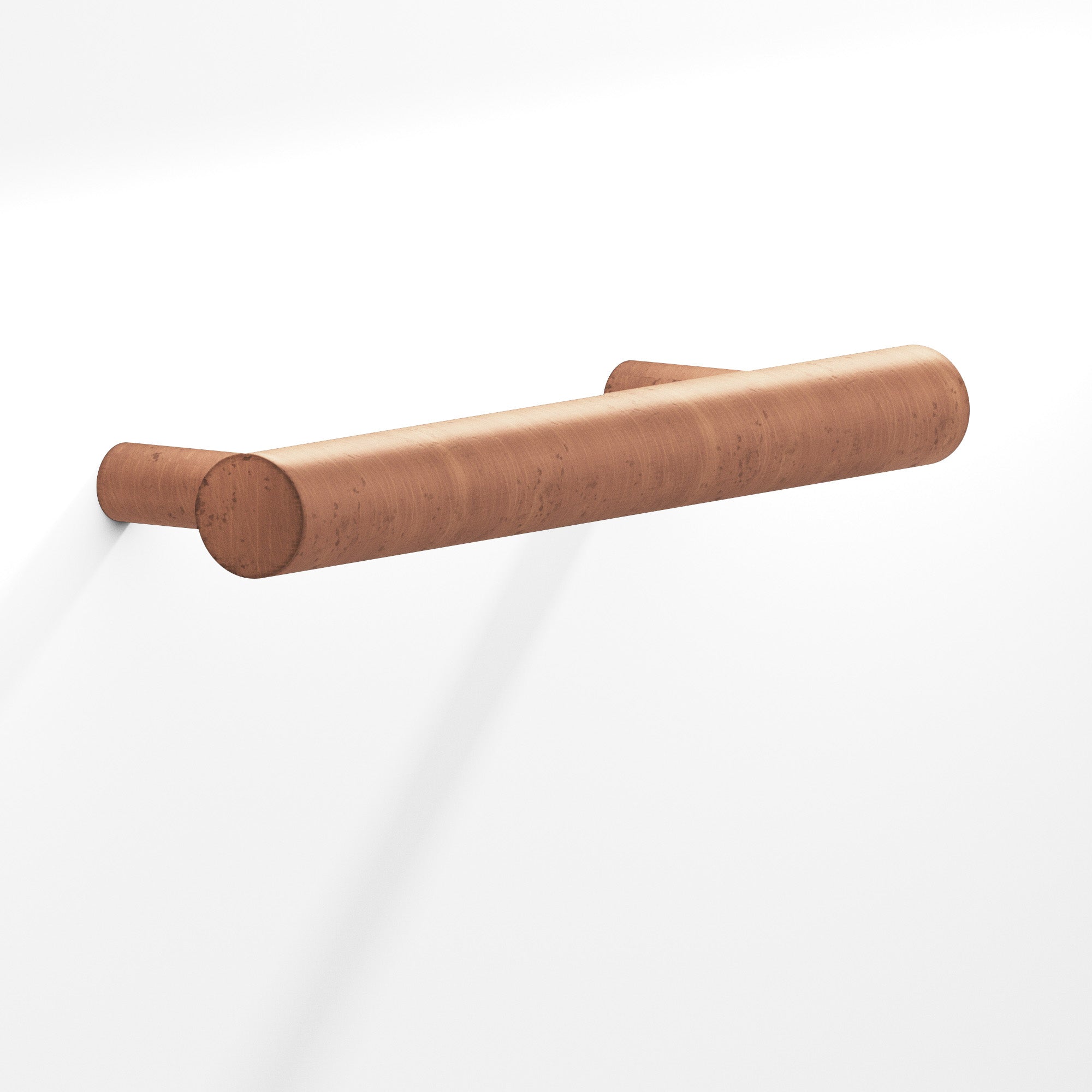 Colonial Bronze Series 300 4" Round Cabinet Pull With Tapered Posts Distressed Antique Copper / 4"