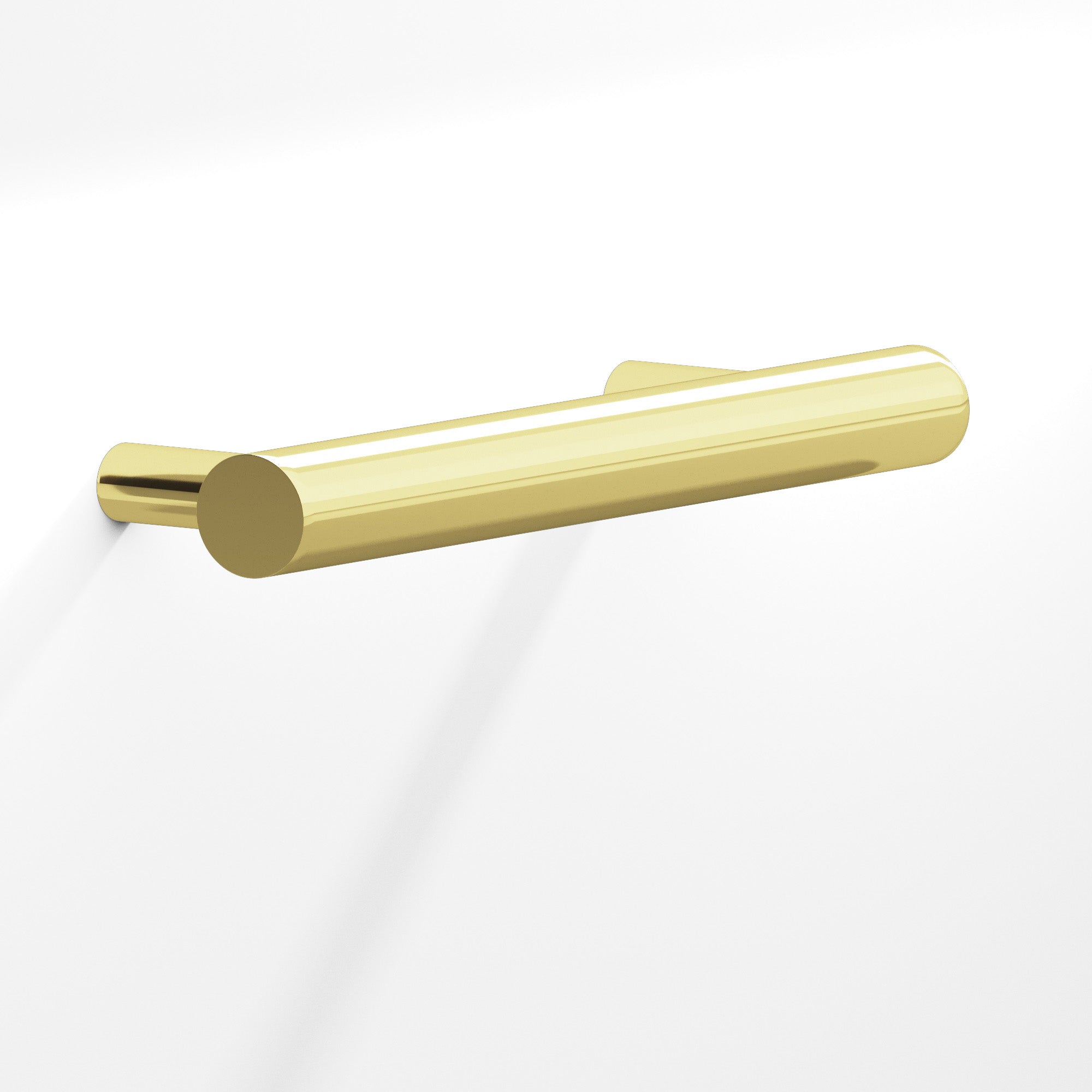 Colonial Bronze Series 300 1.5" Round Cabinet Pull With Tapered Posts Polished Brass / 1.5"