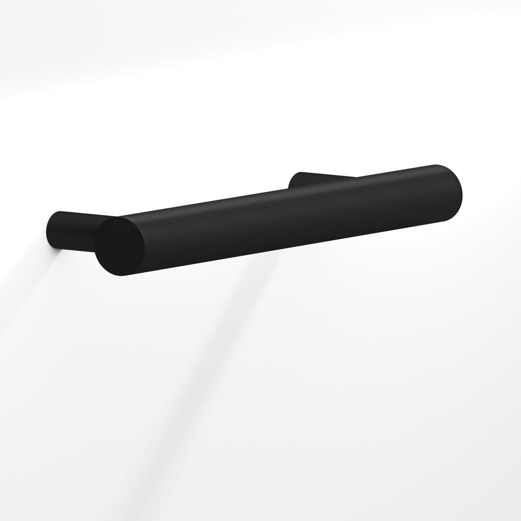 Colonial Bronze Series 300 2.5" Round Cabinet Pull With Tapered Posts Matte Satin Black / 2.5"
