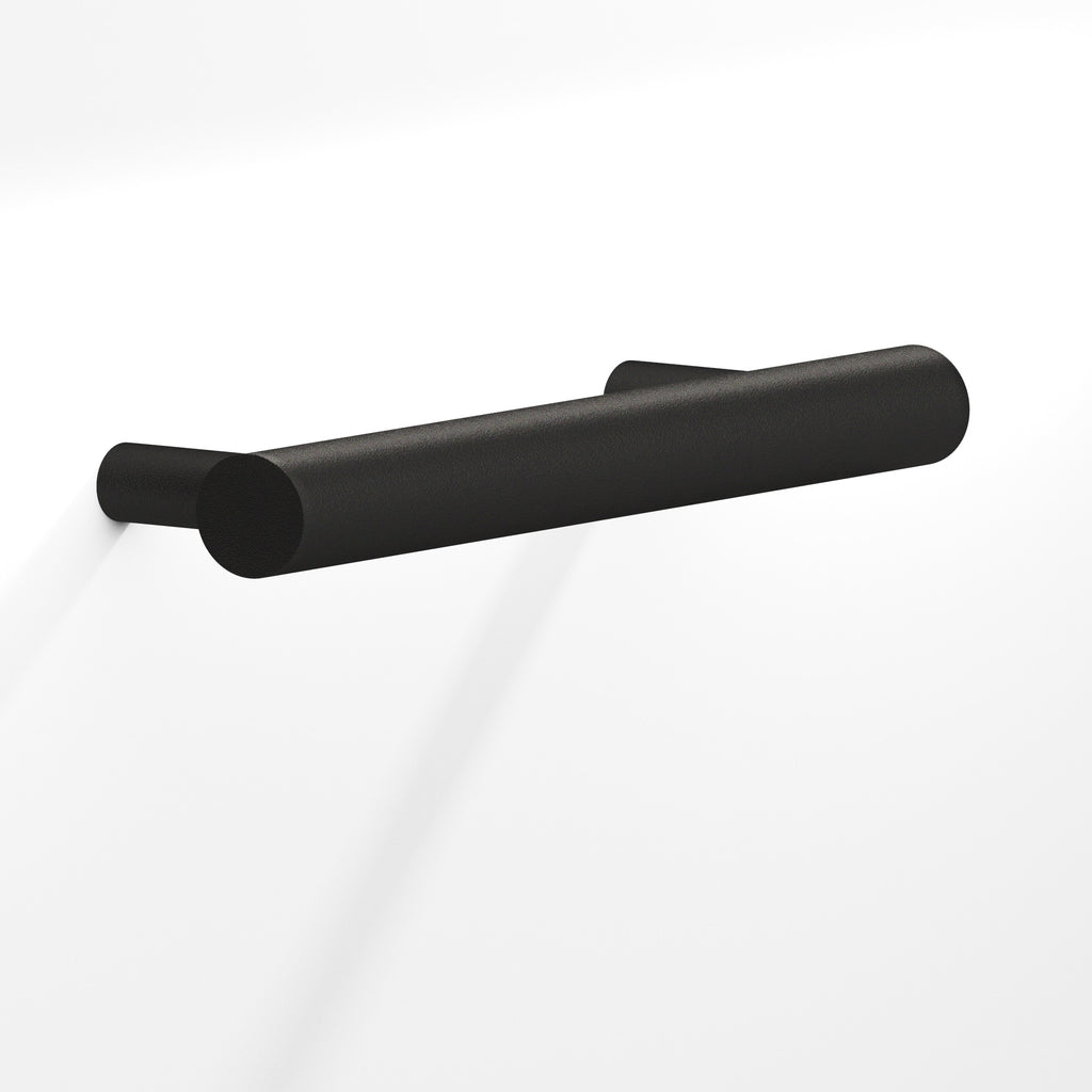 Colonial Bronze Series 300 3.5" Round Cabinet Pull With Tapered Posts Frost Black™ / 3.5"