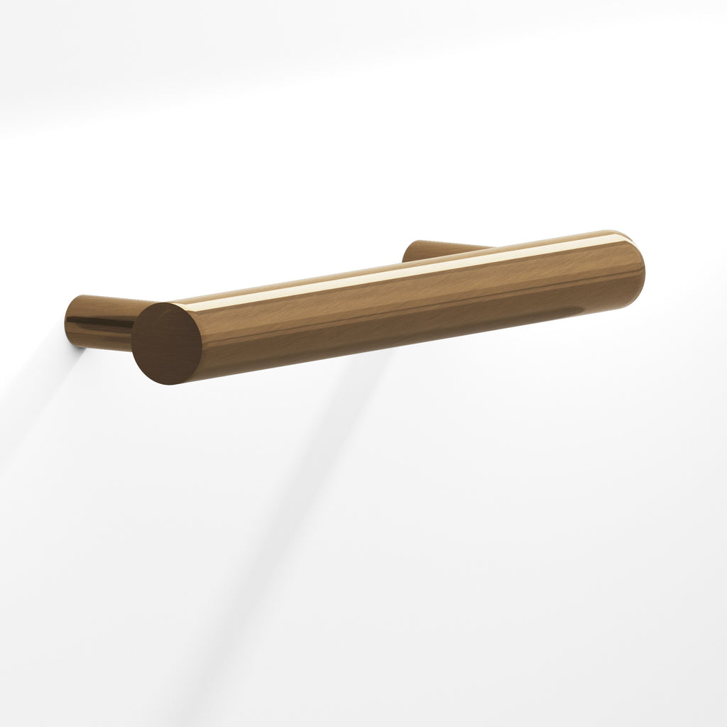 Colonial Bronze Series 300 3.5" Round Cabinet Pull With Tapered Posts Light Statuary Bronze / 3.5"