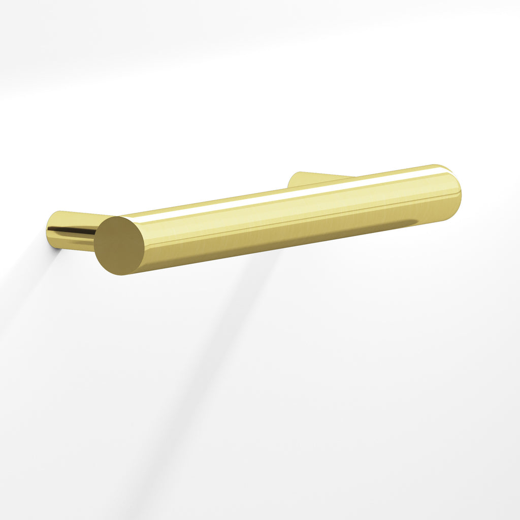 Colonial Bronze Series 300 2.5" Round Cabinet Pull With Tapered Posts Unlacquered Polished Brass / 2.5"