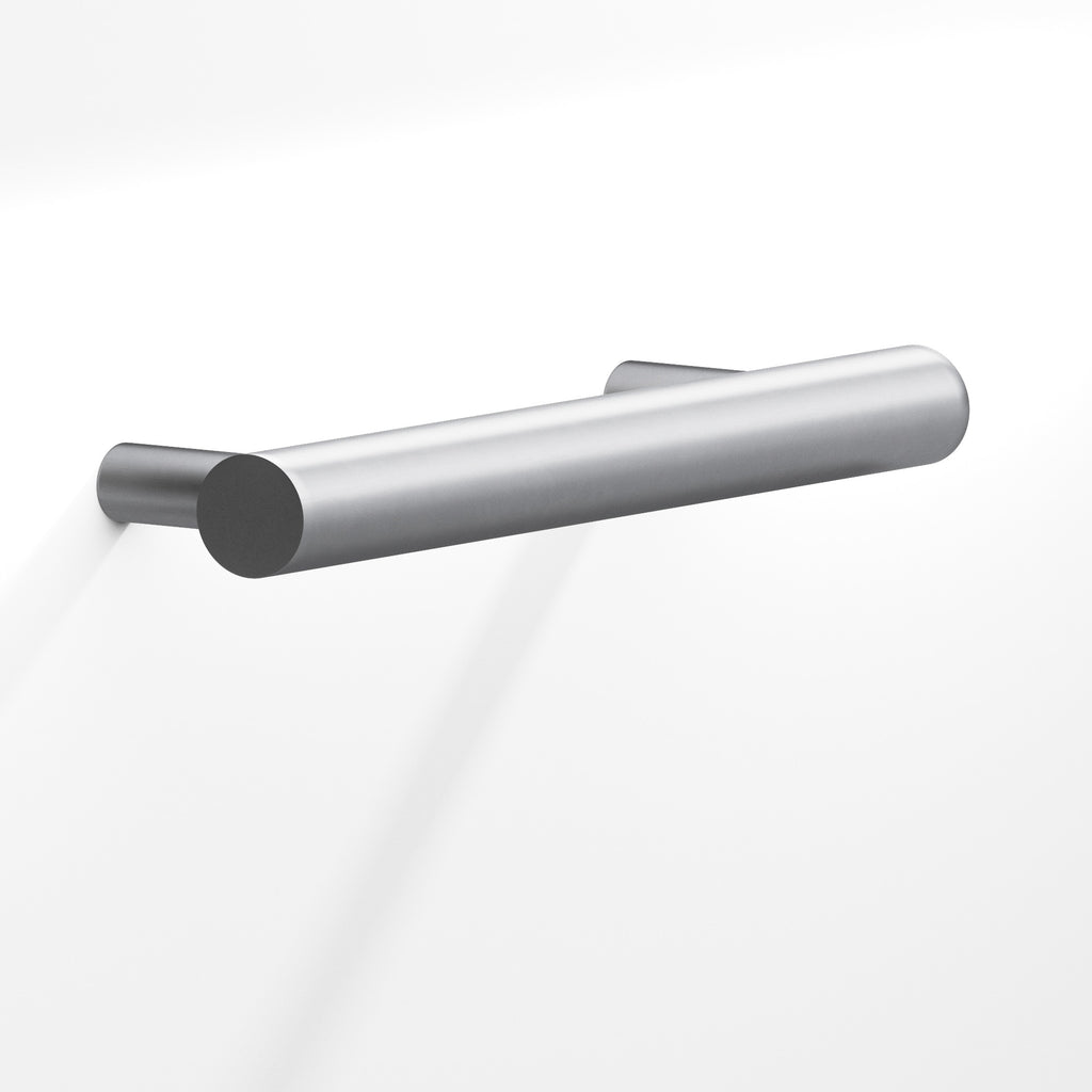 Colonial Bronze Series 300 3.5" Round Cabinet Pull With Tapered Posts Matte Satin Chrome / 3.5"