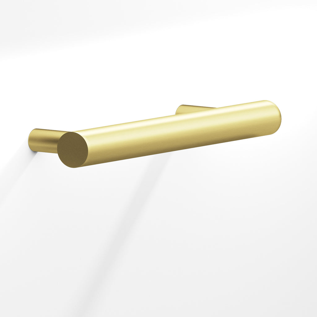 Colonial Bronze Series 300 2.5" Round Cabinet Pull With Tapered Posts Matte Satin Brass / 2.5"