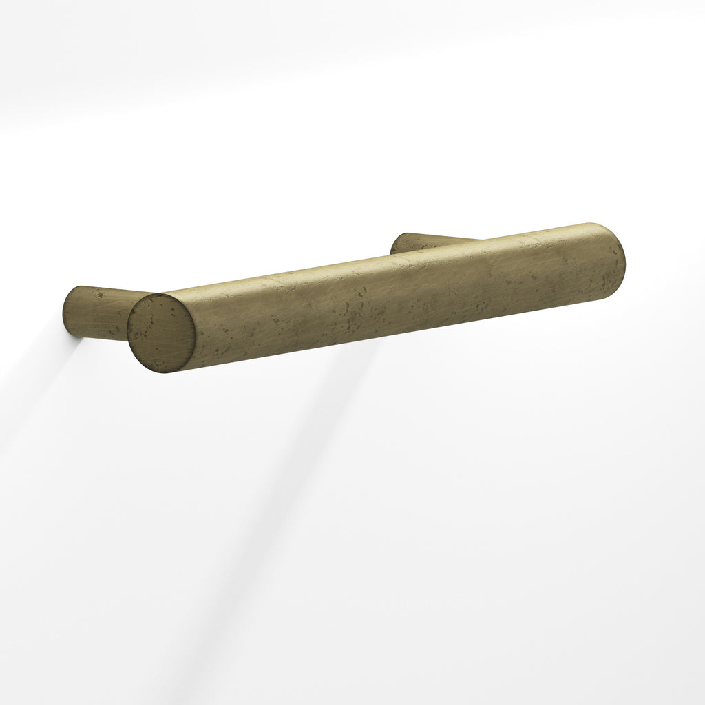 Colonial Bronze Series 300 2.5" Round Cabinet Pull With Tapered Posts Distressed Antique Brass / 2.5"