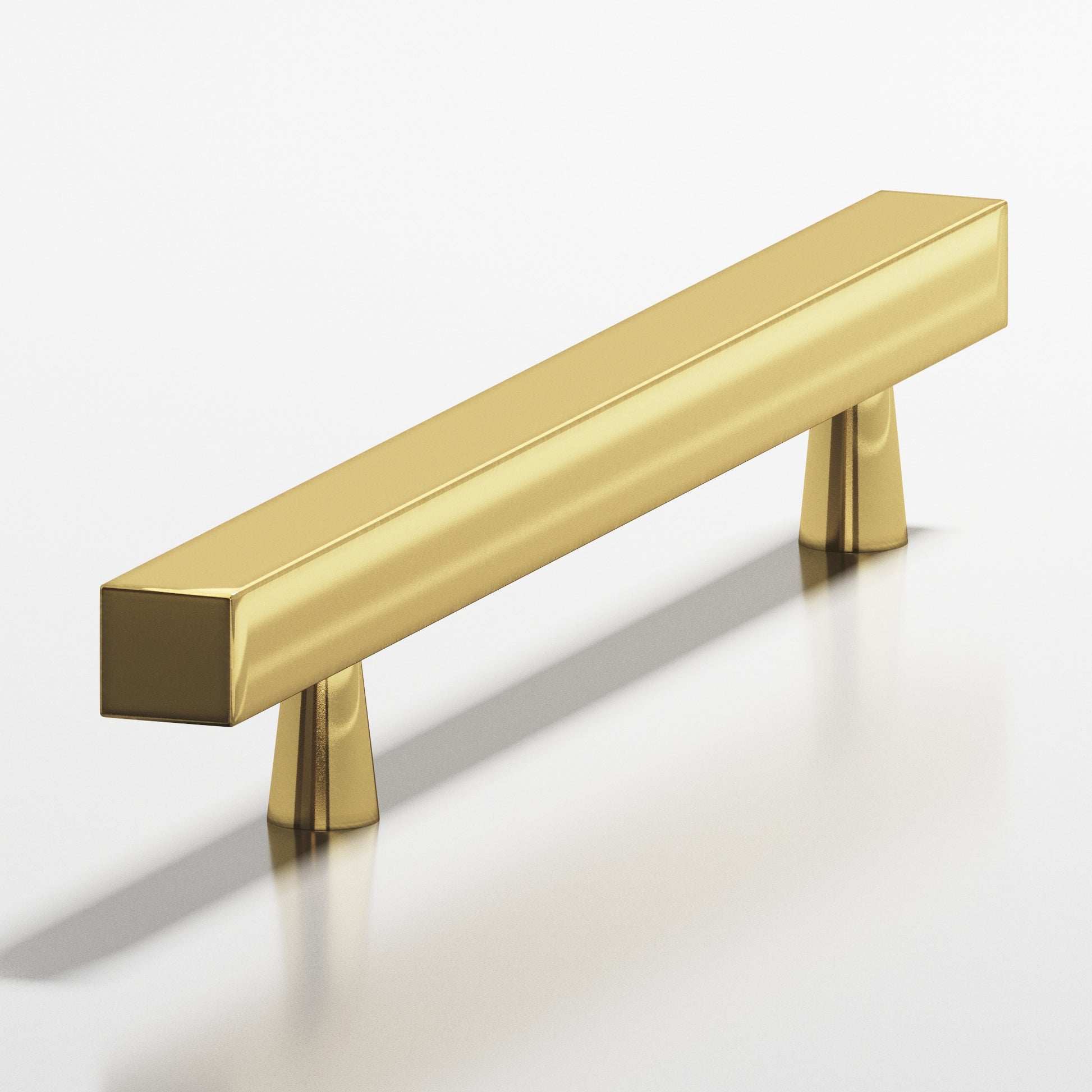 Colonial Bronze Series 306 3" Square Cabinet Pull With Tapered Posts Antique Bronze / 3"