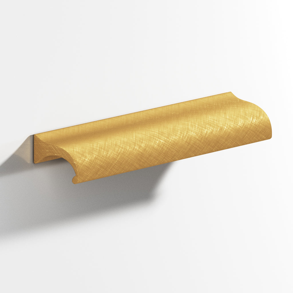 Colonial Bronze Series 458 6" Waterfall Cabinet Pull With Straight Ends Weathered Brass / 6"