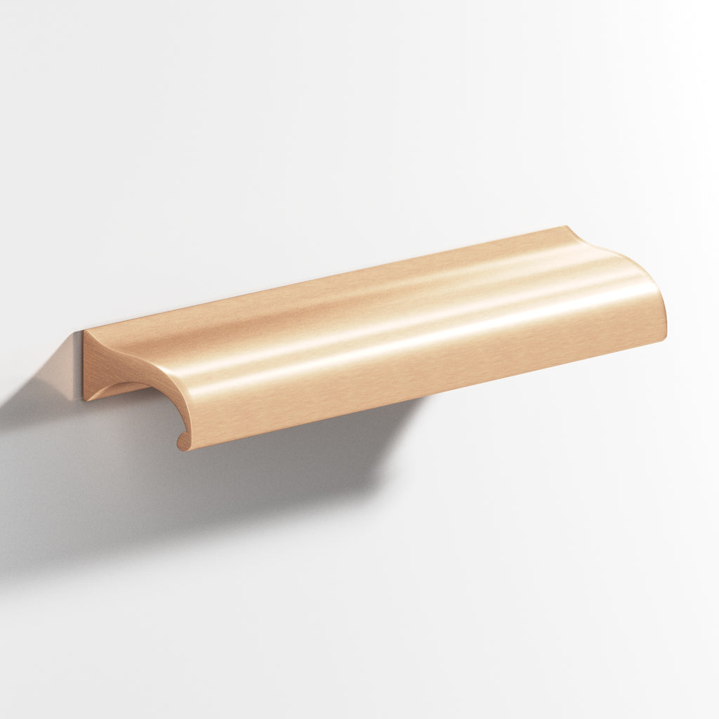 Colonial Bronze Series 458 6" Waterfall Cabinet Pull With Straight Ends Satin Bronze / 6"