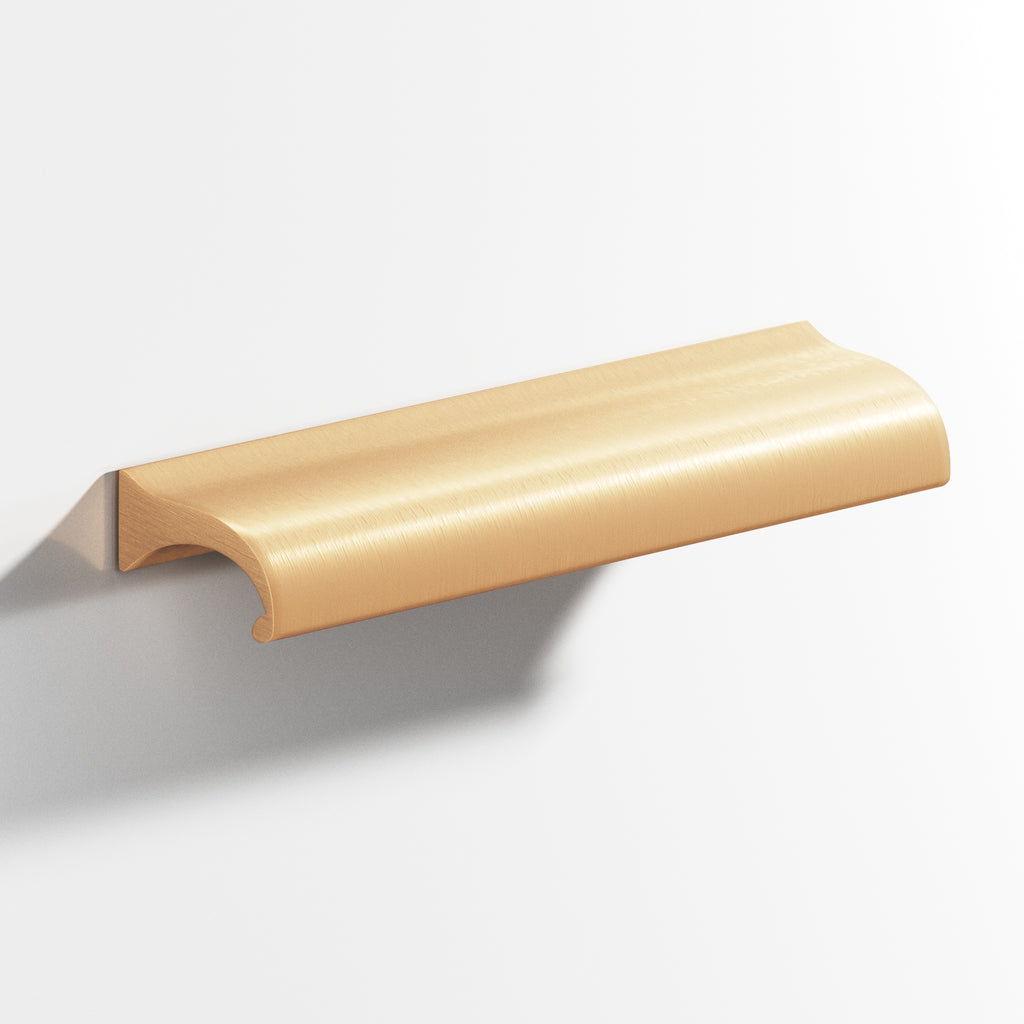 Colonial Bronze Series 458 4" Waterfall Cabinet Pull With Straight Ends Matte Satin Bronze / 4"