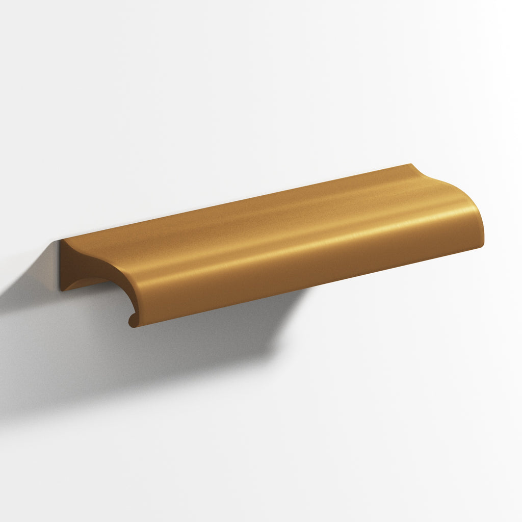 Colonial Bronze Series 458 1.5" Waterfall Cabinet Pull With Straight Ends Matte Light Statuary Bronze / 1.5"