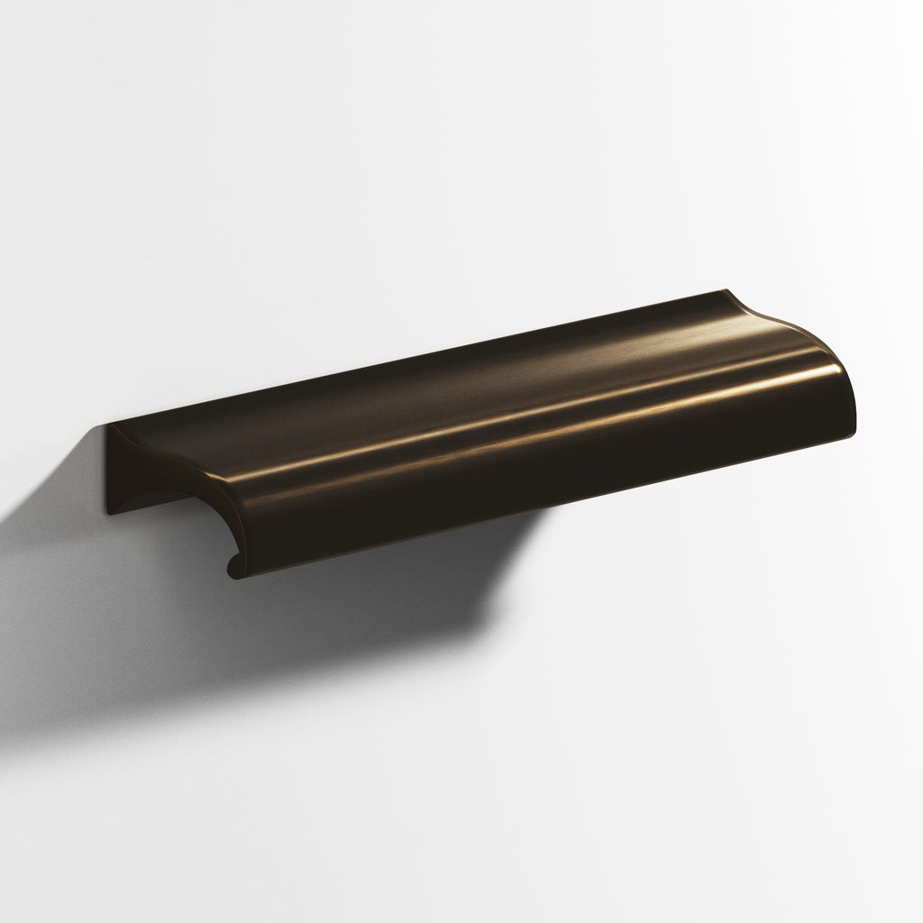 Colonial Bronze Series 458 8" Waterfall Cabinet Pull With Straight Ends Oil Rubbed Bronze / 8"