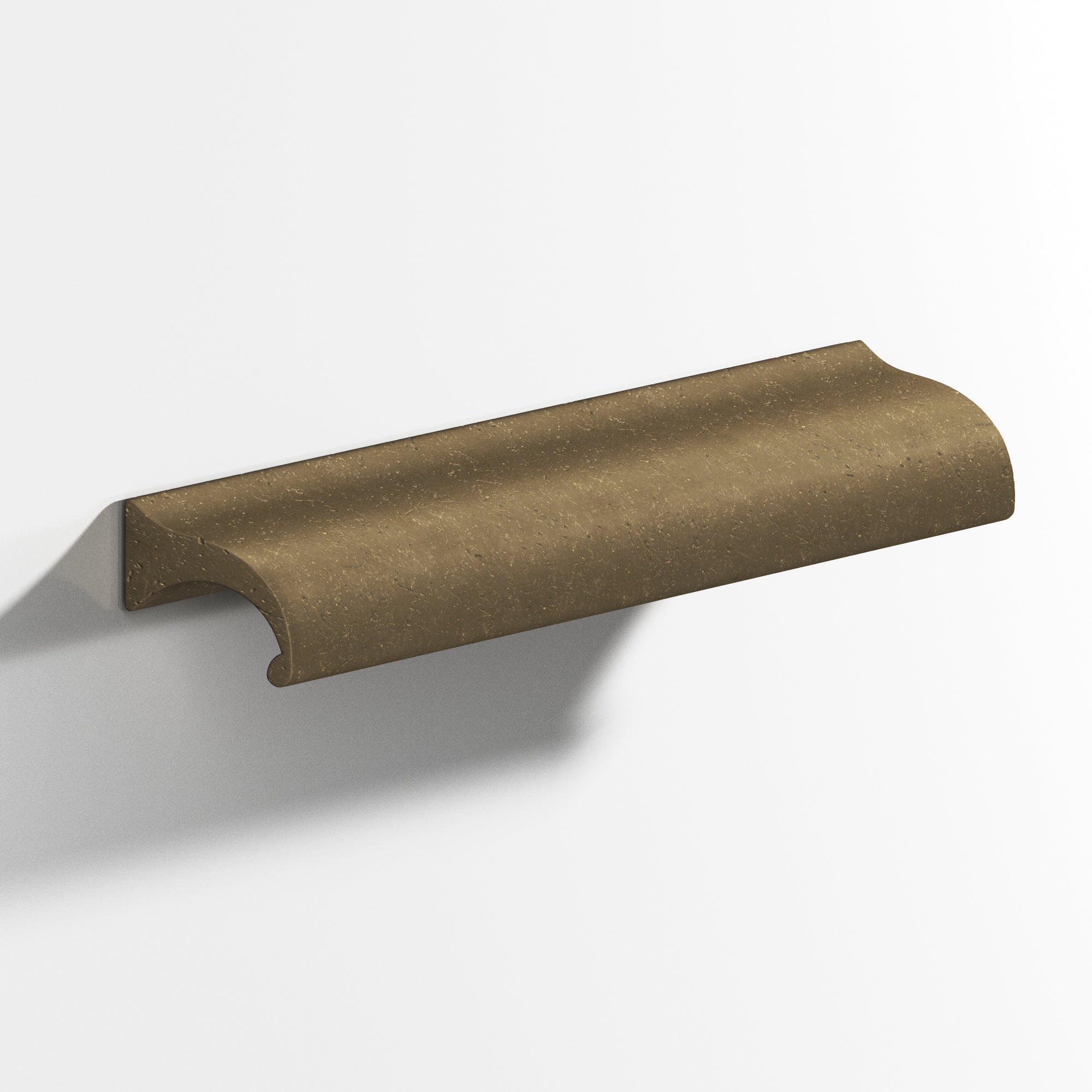 Colonial Bronze Series 458 4" Waterfall Cabinet Pull With Straight Ends Distressed Oil Rubbed Bronze / 4"