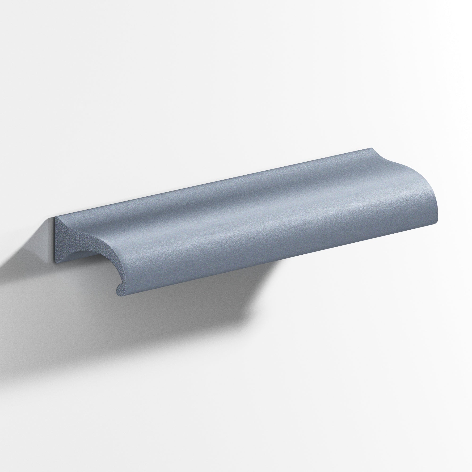 Colonial Bronze Series 458 4" Waterfall Cabinet Pull With Straight Ends Frost Chrome™ / 4"