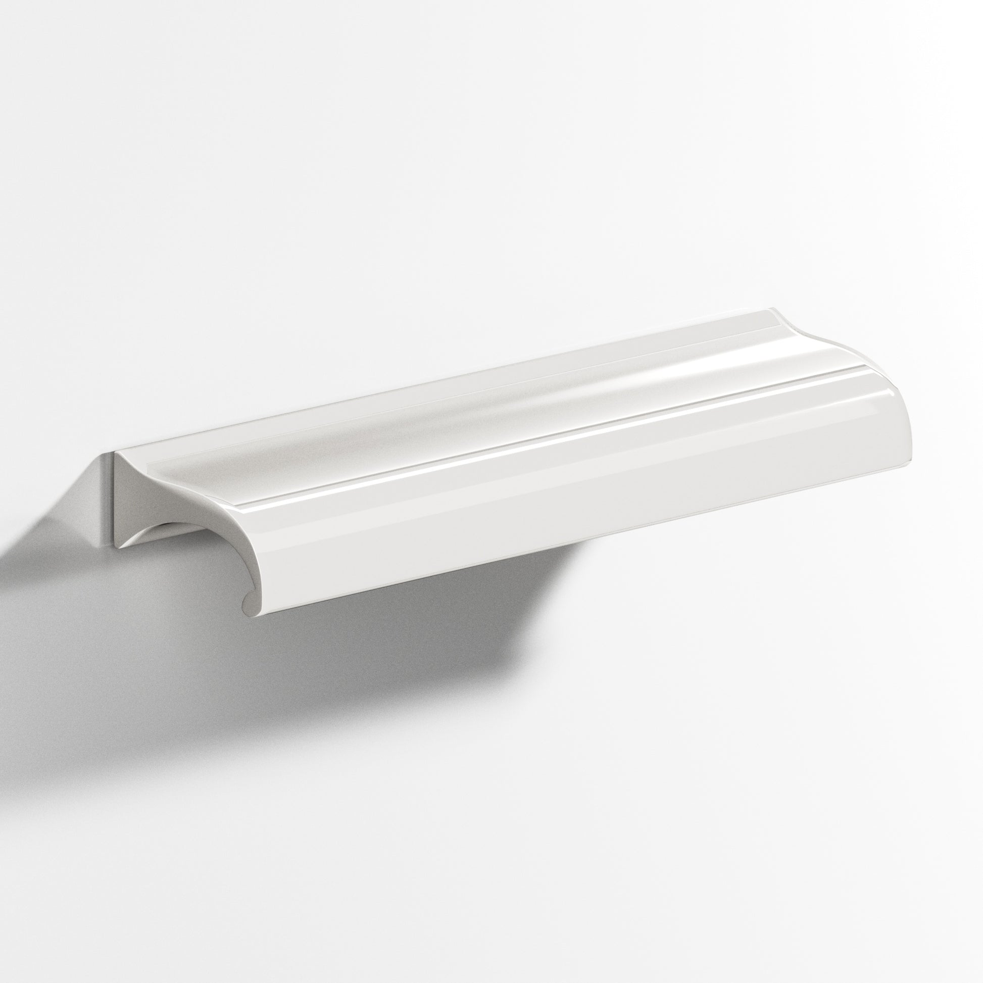 Colonial Bronze Series 458 1.5" Waterfall Cabinet Pull With Straight Ends Polished Nickel / 1.5"