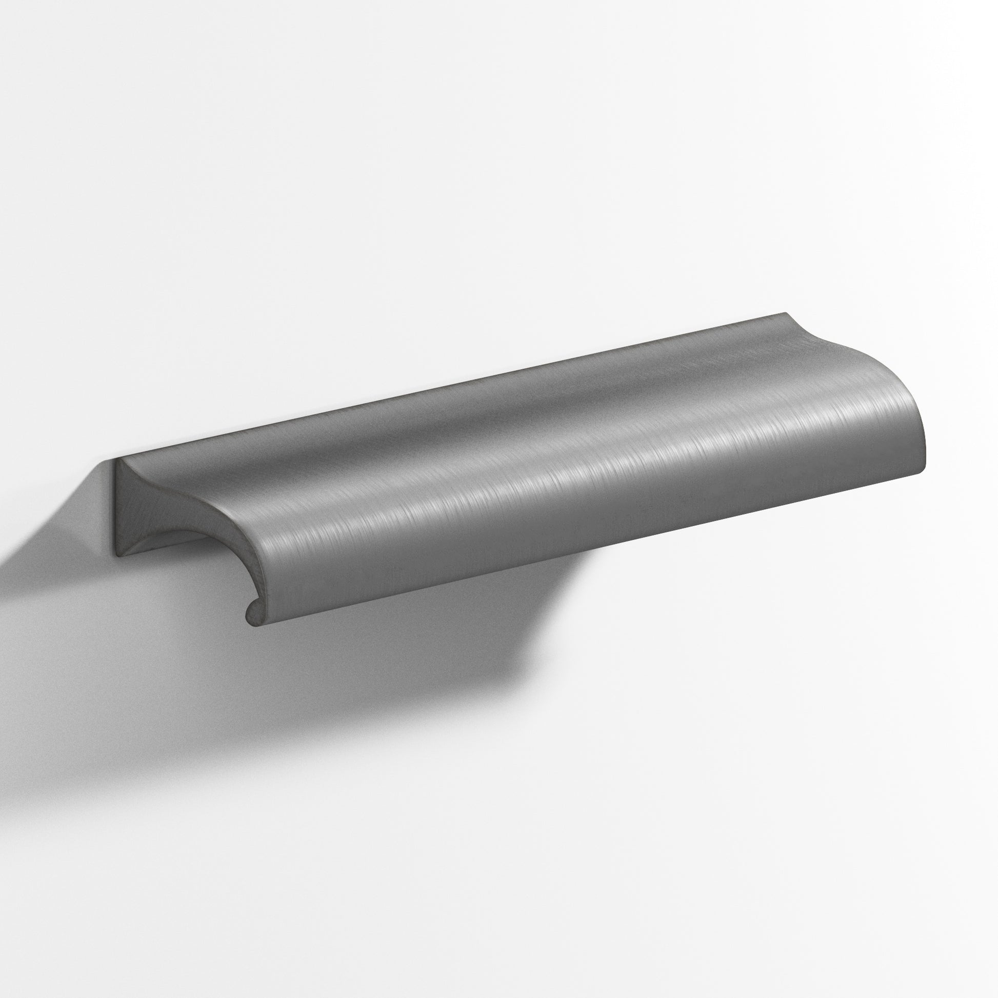 Colonial Bronze Series 458 1.5" Waterfall Cabinet Pull With Straight Ends Pewter / 1.5"