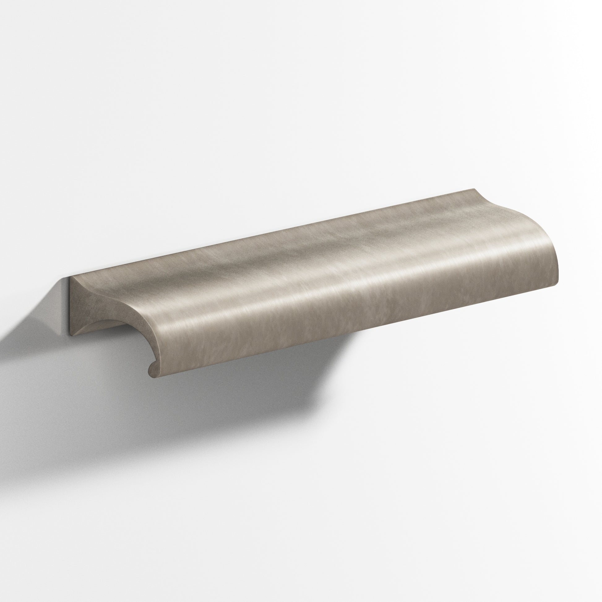 Colonial Bronze Series 458 8" Waterfall Cabinet Pull With Straight Ends Matte Pewter / 8"