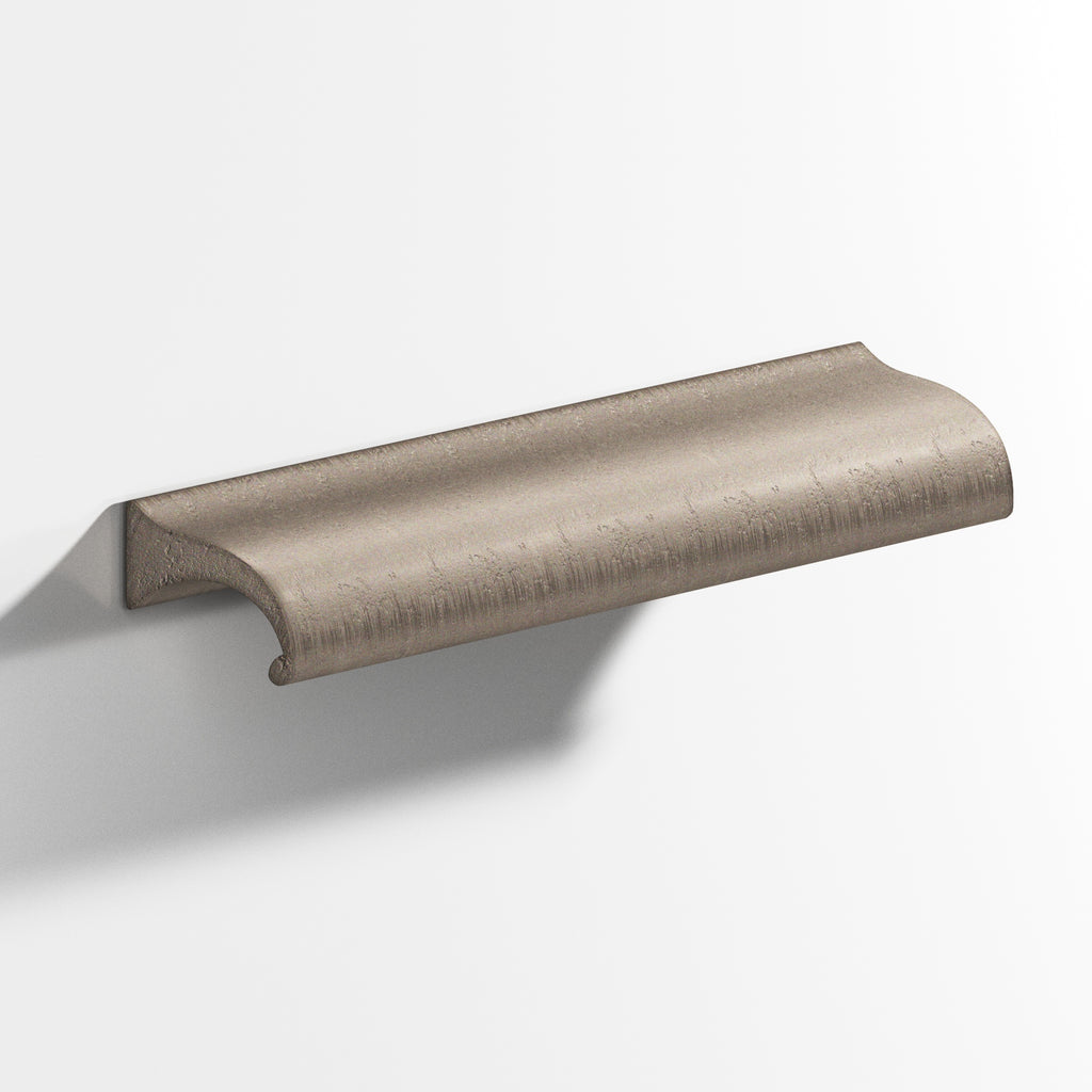 Colonial Bronze Series 458 1.5" Waterfall Cabinet Pull With Straight Ends Distressed Pewter / 1.5"