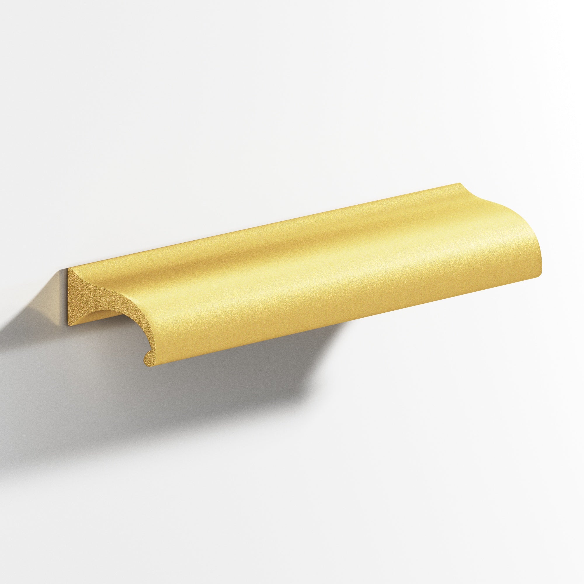 Colonial Bronze Series 458 1.5" Waterfall Cabinet Pull With Straight Ends Frost Brass™ / 1.5"