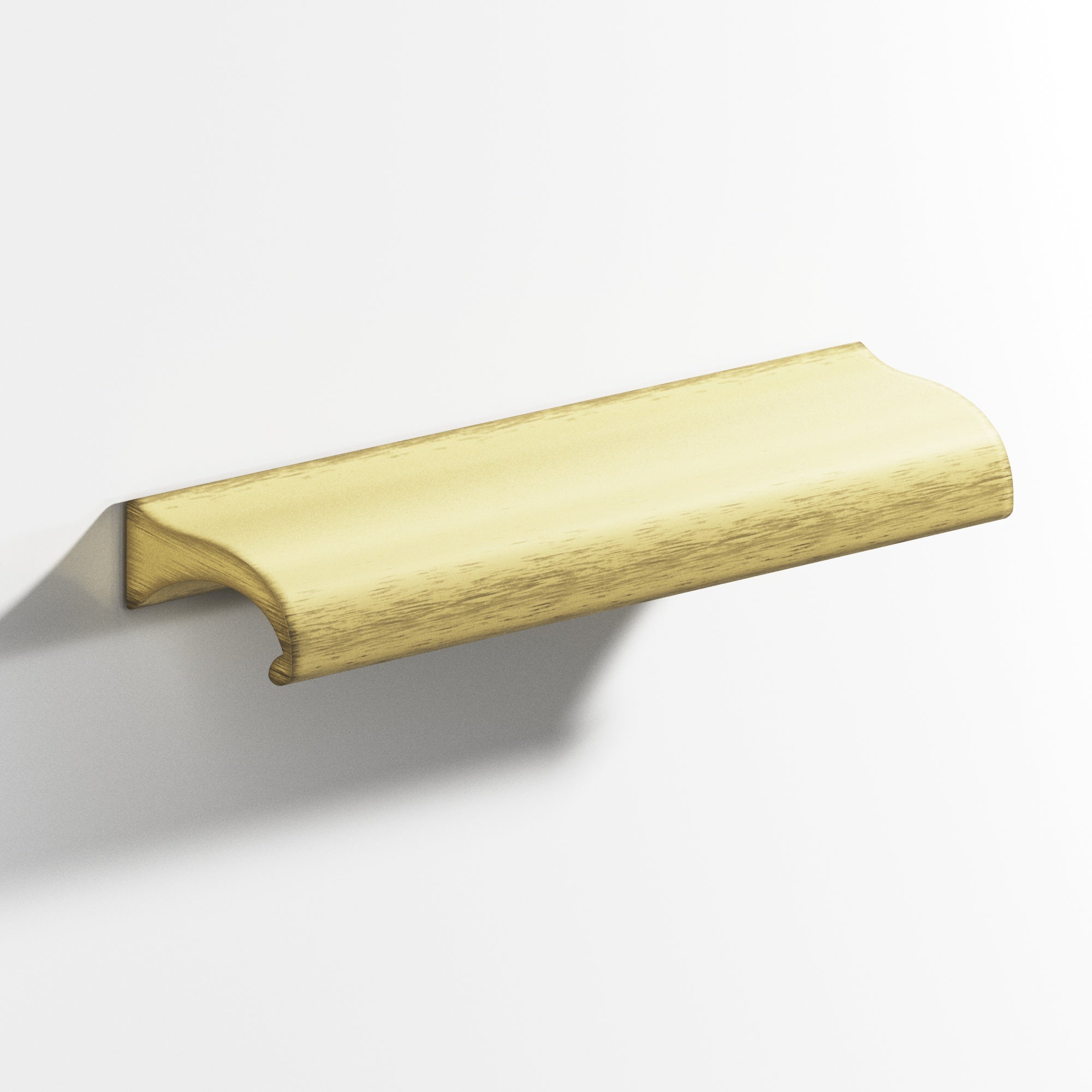 Colonial Bronze Series 458 1.5" Waterfall Cabinet Pull With Straight Ends Matte Antique Satin Brass / 1.5"