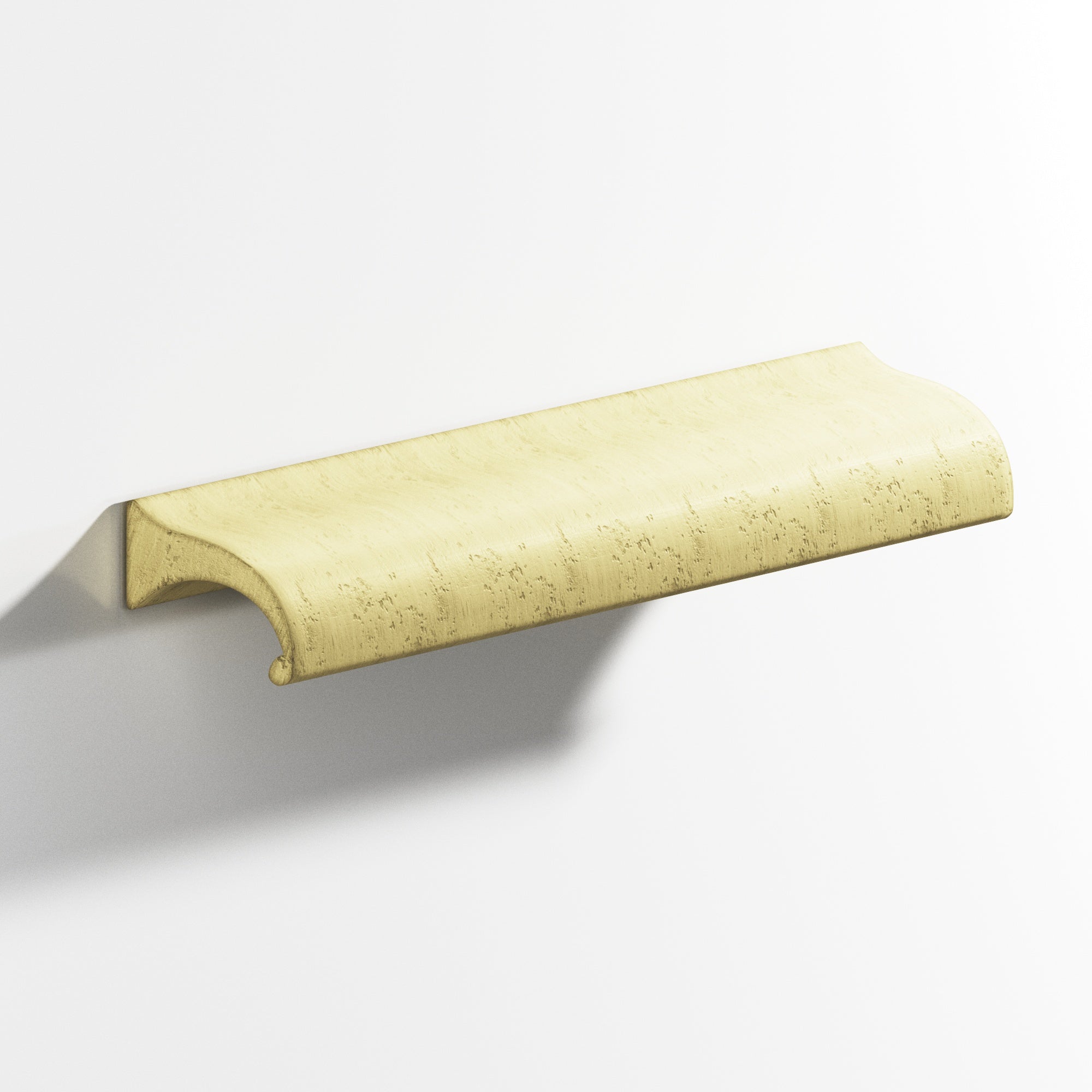 Colonial Bronze Series 458 1.5" Waterfall Cabinet Pull With Straight Ends Distressed Antique Brass / 1.5"