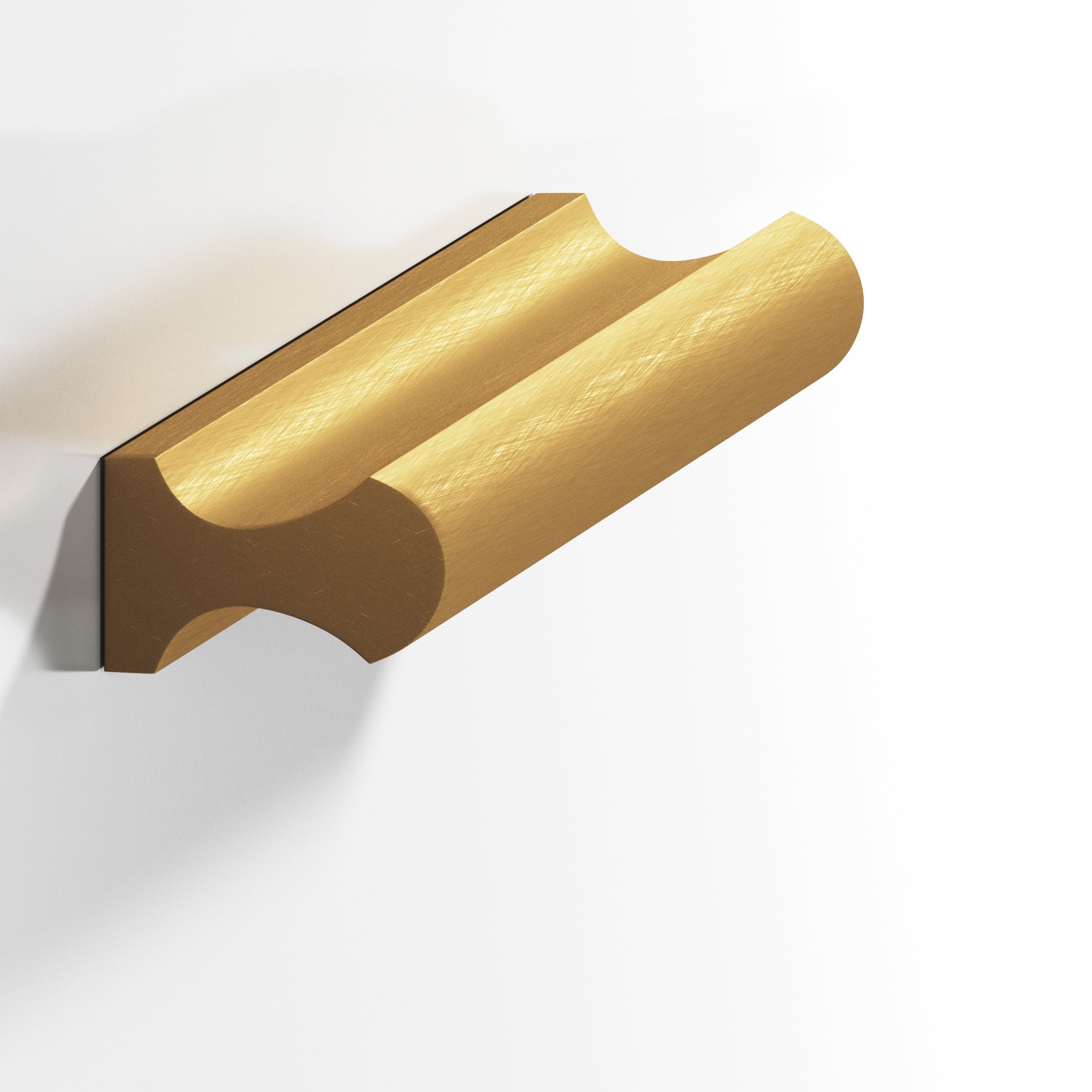 Colonial Bronze Series 490 8" Finger Pull Weathered Brass / 8"