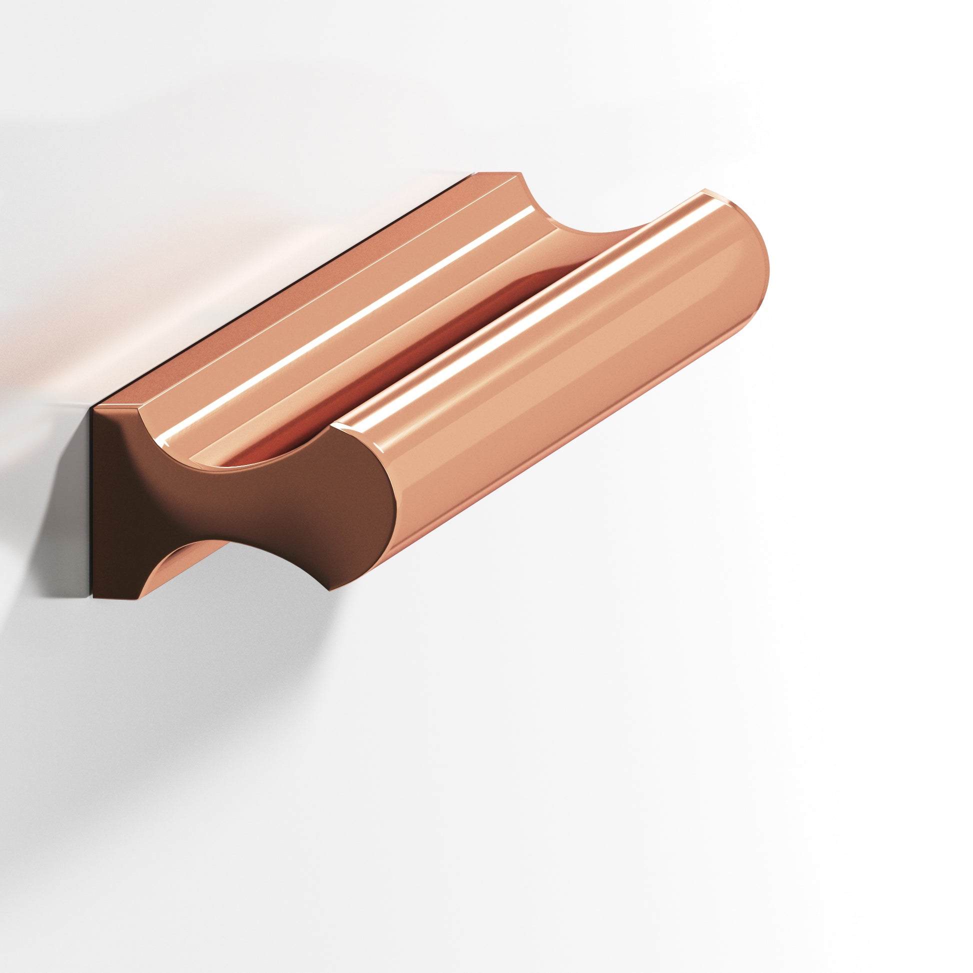 Colonial Bronze Series 490 8" Finger Pull Polished Copper / 8"