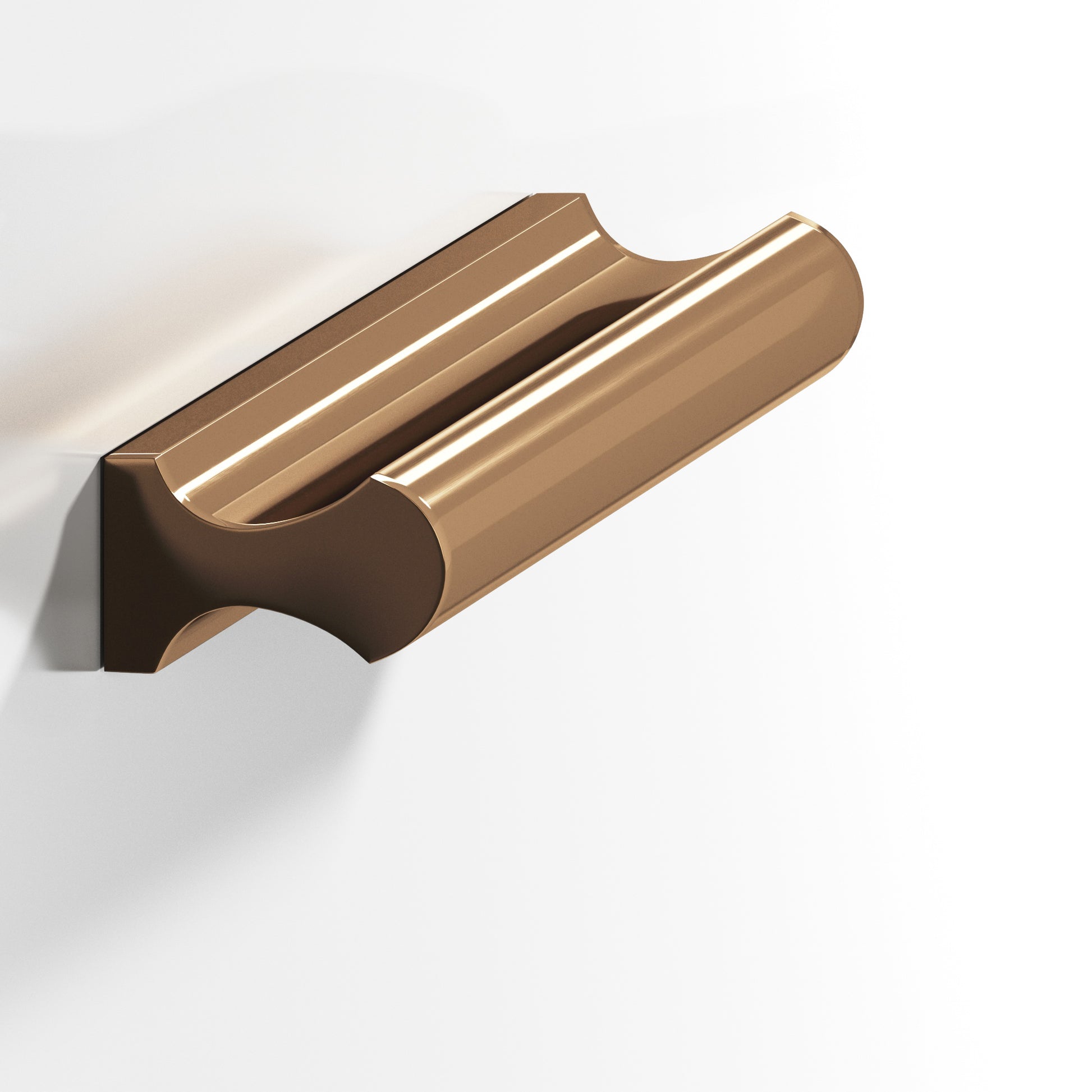 Colonial Bronze Series 490 4" Finger Pull Polished Bronze / 4"