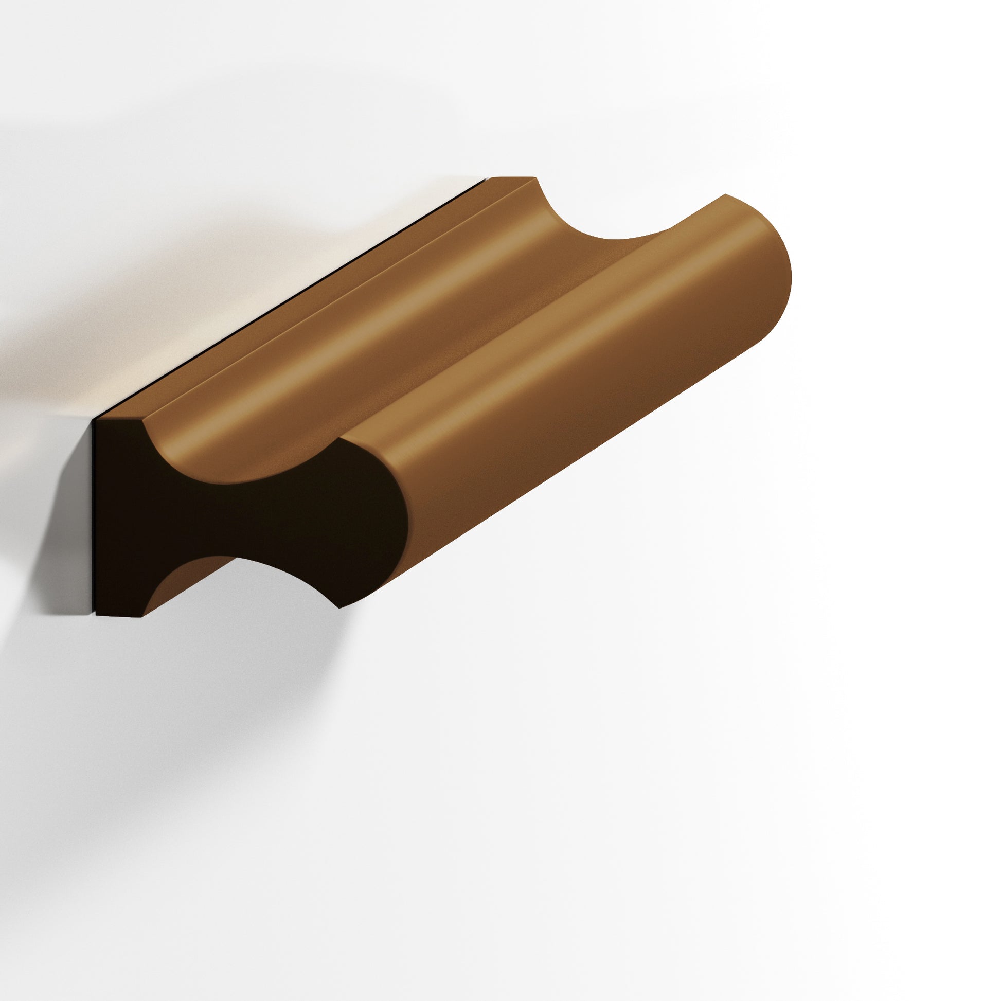 Colonial Bronze Series 490 8" Finger Pull Matte Light Statuary Bronze / 8"