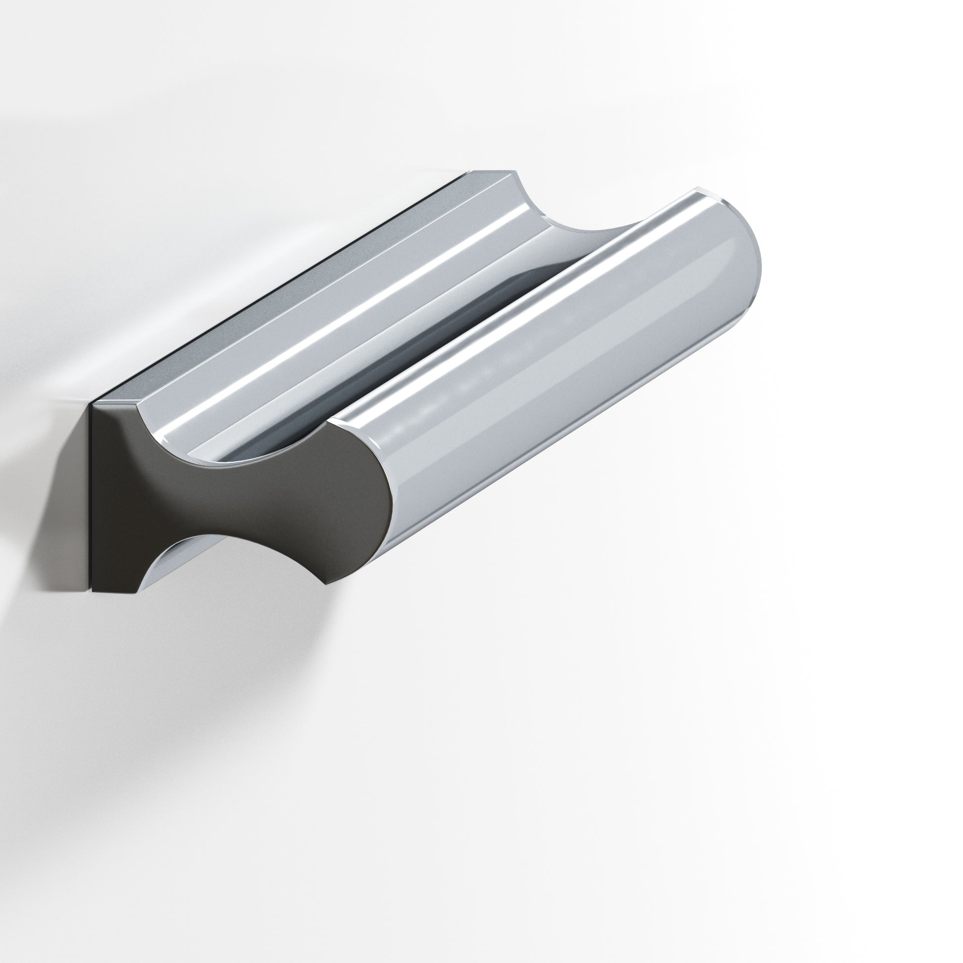 Colonial Bronze Series 490 8" Finger Pull Polished Chrome / 8"