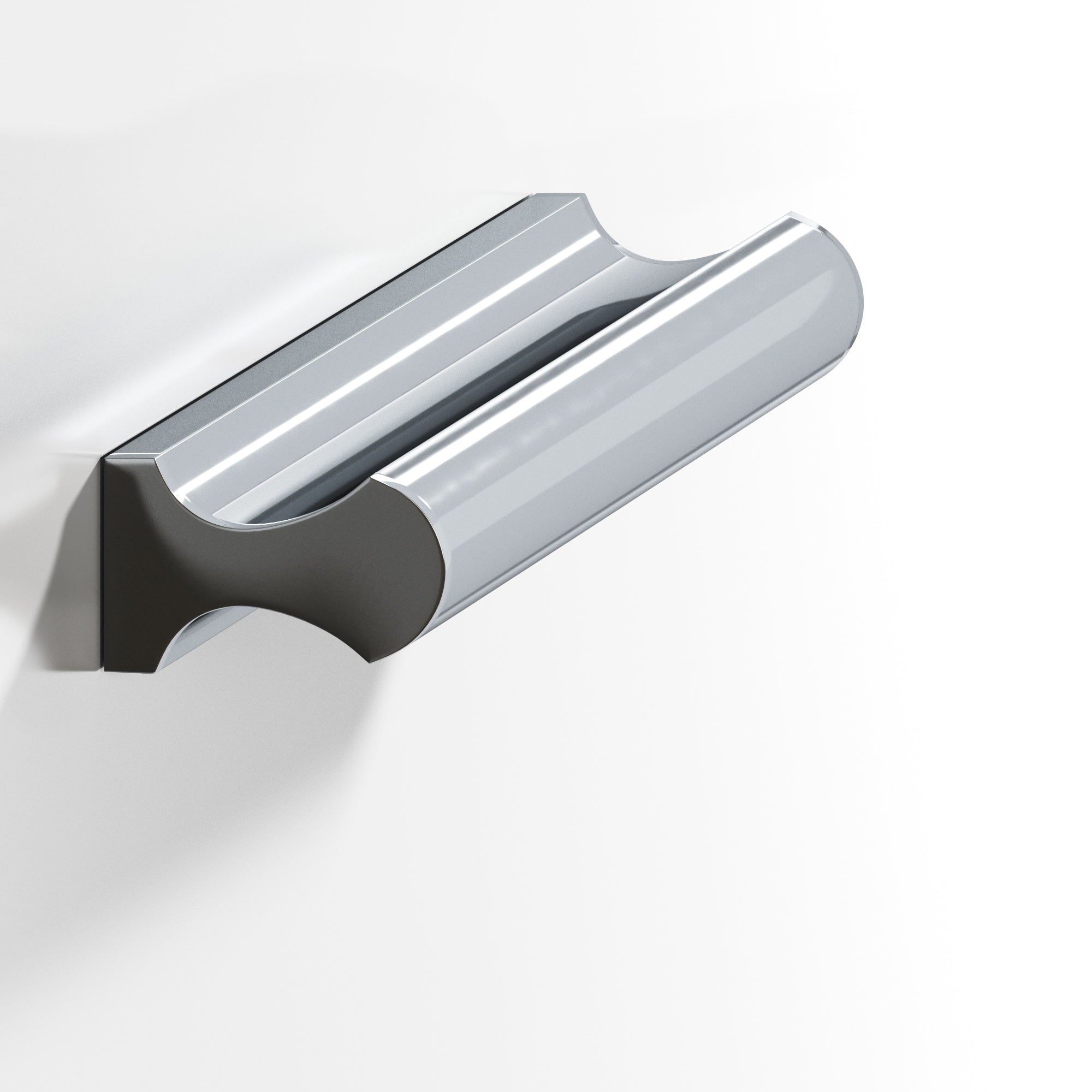 Colonial Bronze Series 490 8" Finger Pull Polished Chrome / 8"