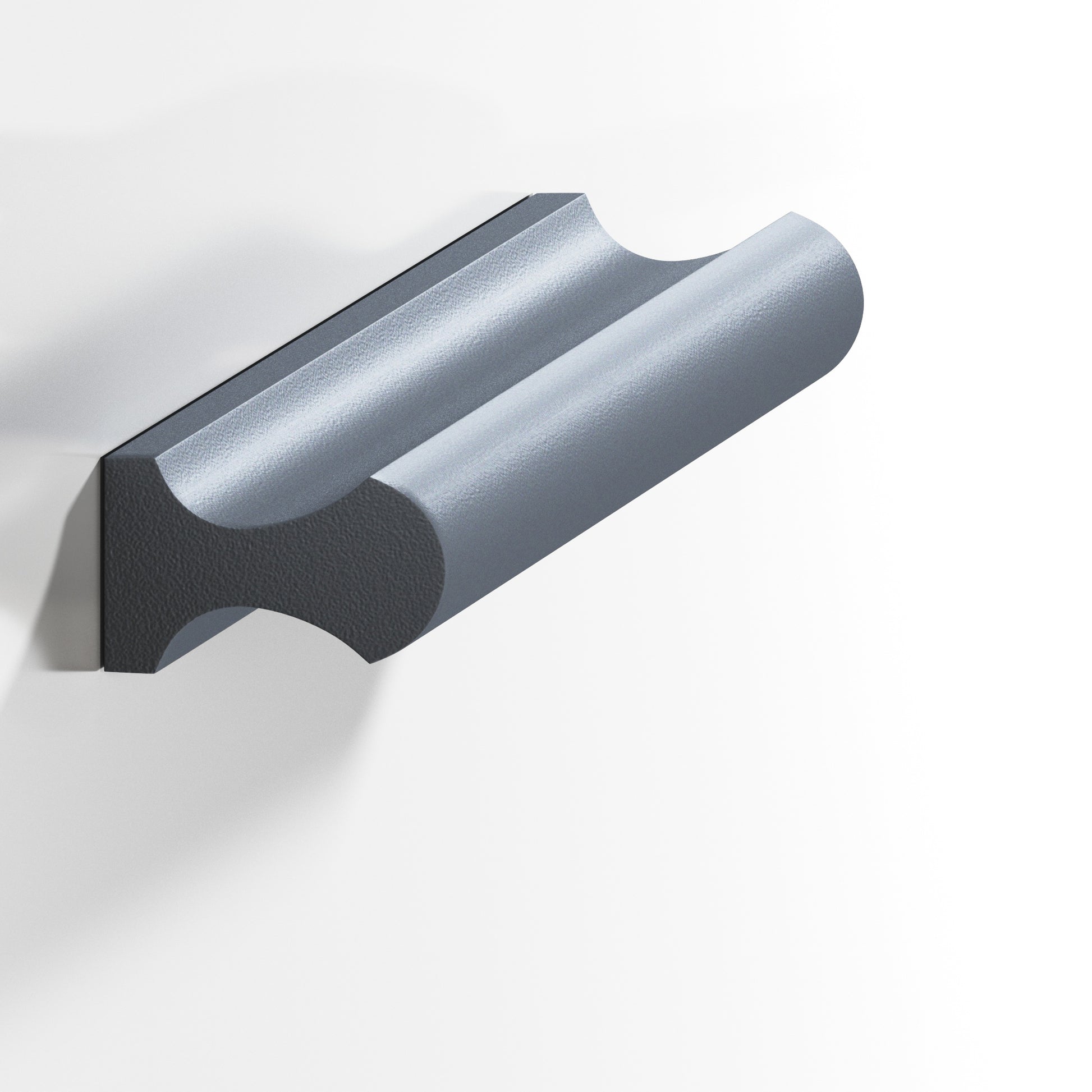 Colonial Bronze Series 490 8" Finger Pull Frost Chrome™ / 8"