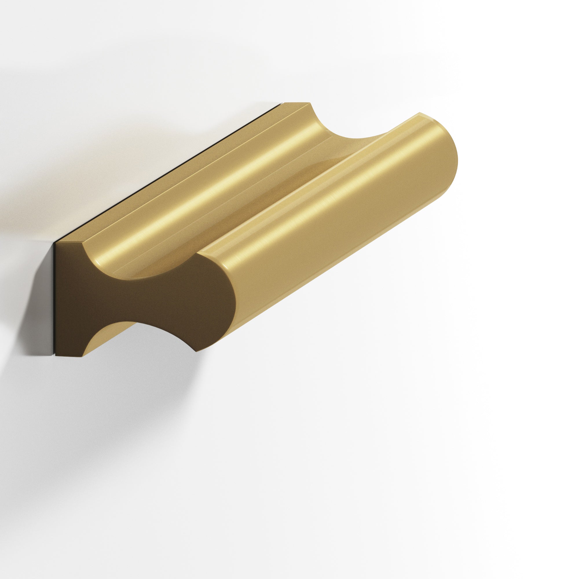 Colonial Bronze Series 490 4" Finger Pull Satin Brass / 4"