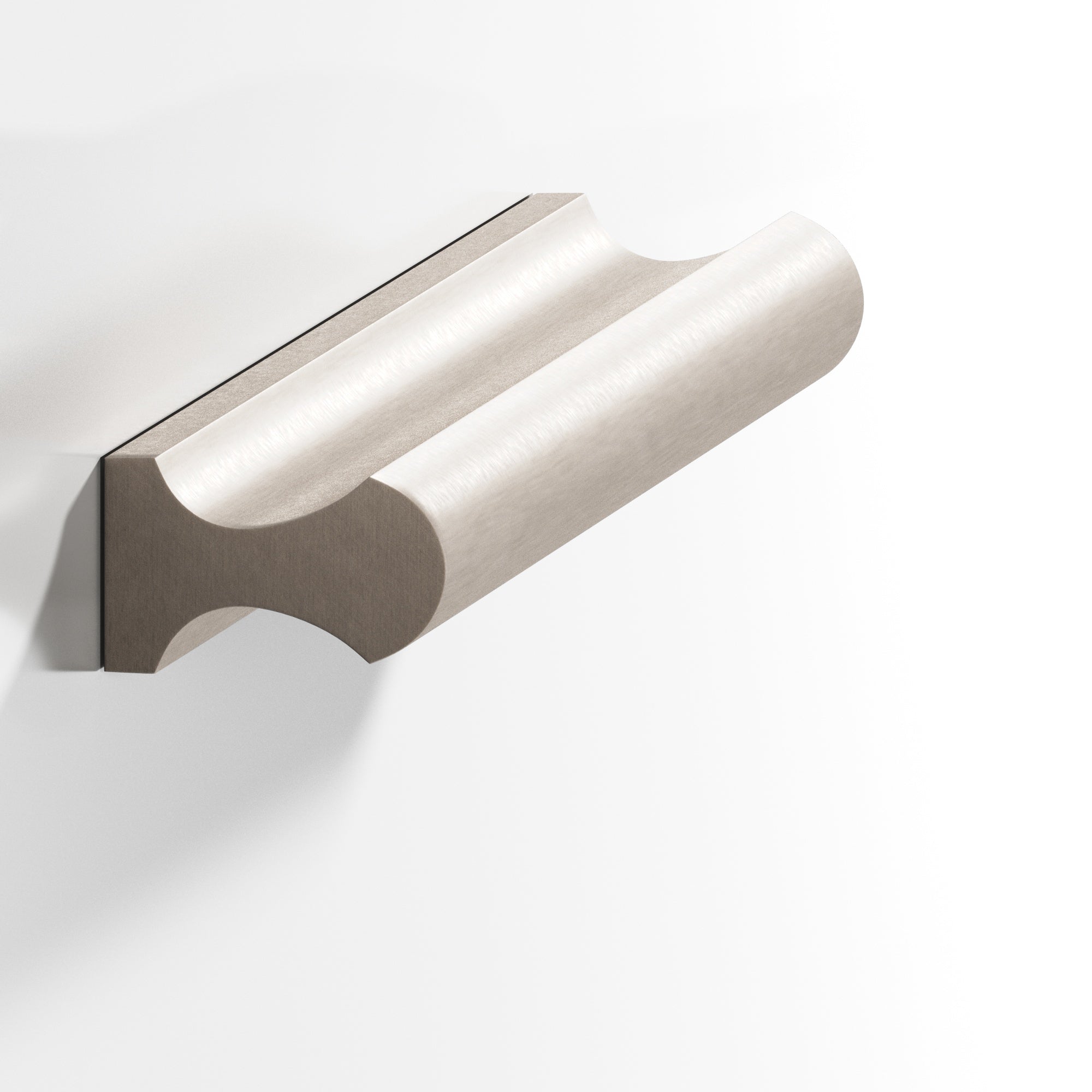 Colonial Bronze Series 490 8" Finger Pull Matte Satin Nickel / 8"