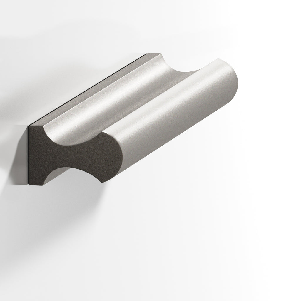 Colonial Bronze Series 490 4" Finger Pull Frost Nickel™ / 4"