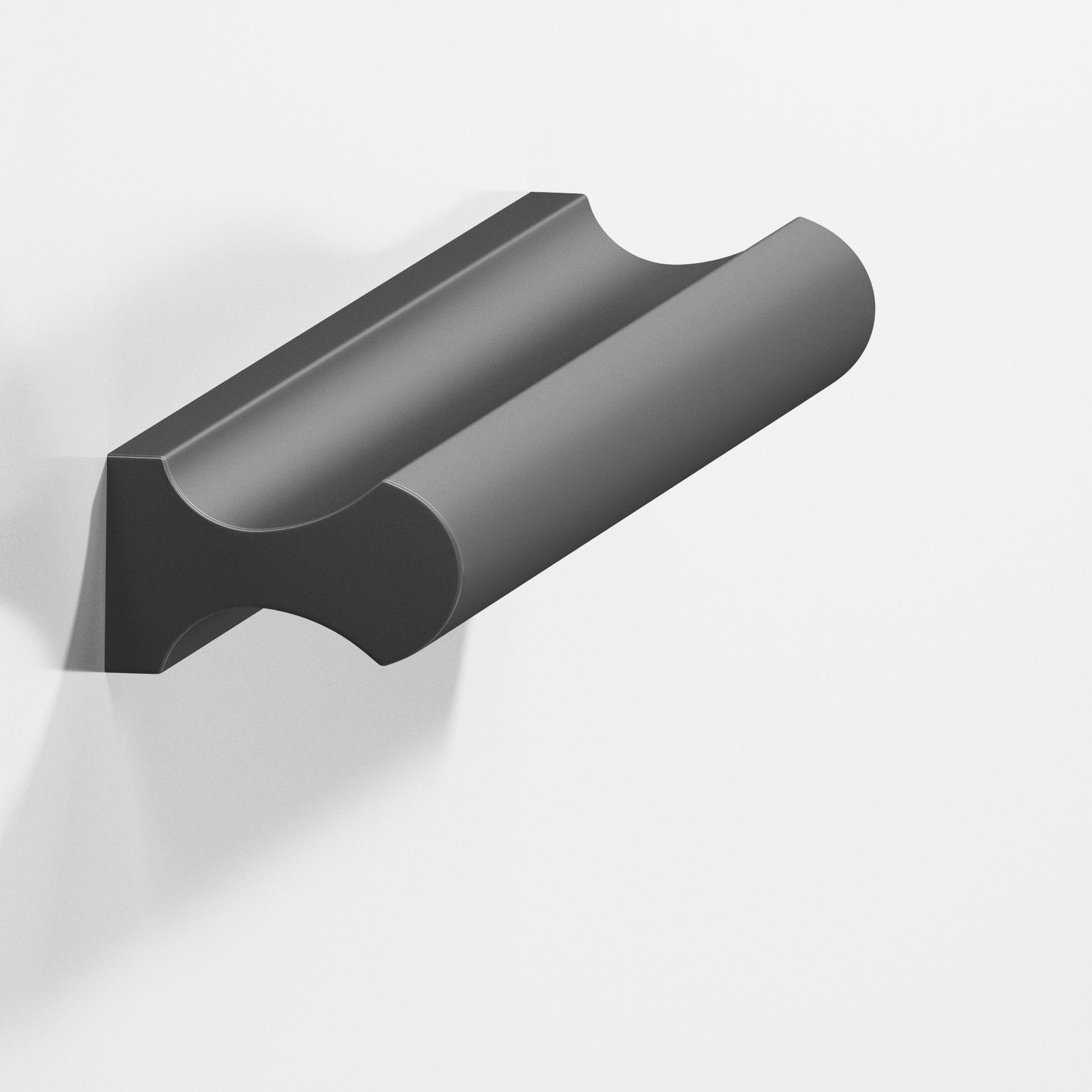 Colonial Bronze Series 490 8" Finger Pull Matte Graphite / 8"