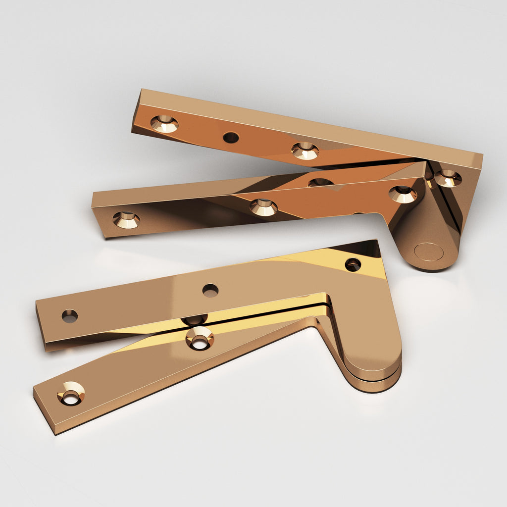 Colonial Bronze Series 4 4.375" Fixed Pin Pivot Hinge Polished Bronze / 4.375"