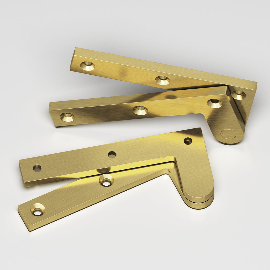 Colonial Bronze Series 4 4.375" Fixed Pin Pivot Hinge Antique Brass / 4.375"