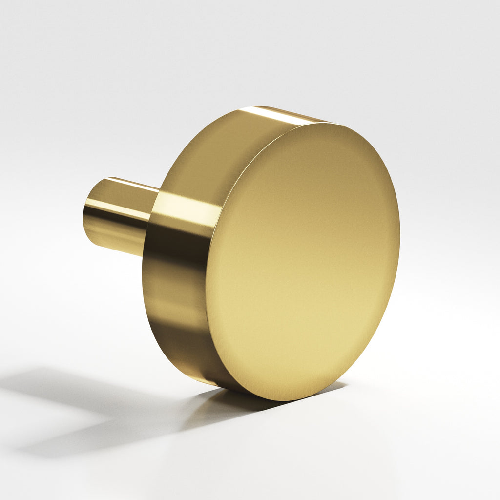 Colonial Bronze Series 510 1" Round Cabinet Knob With Straight Post Antique Bronze / 1"