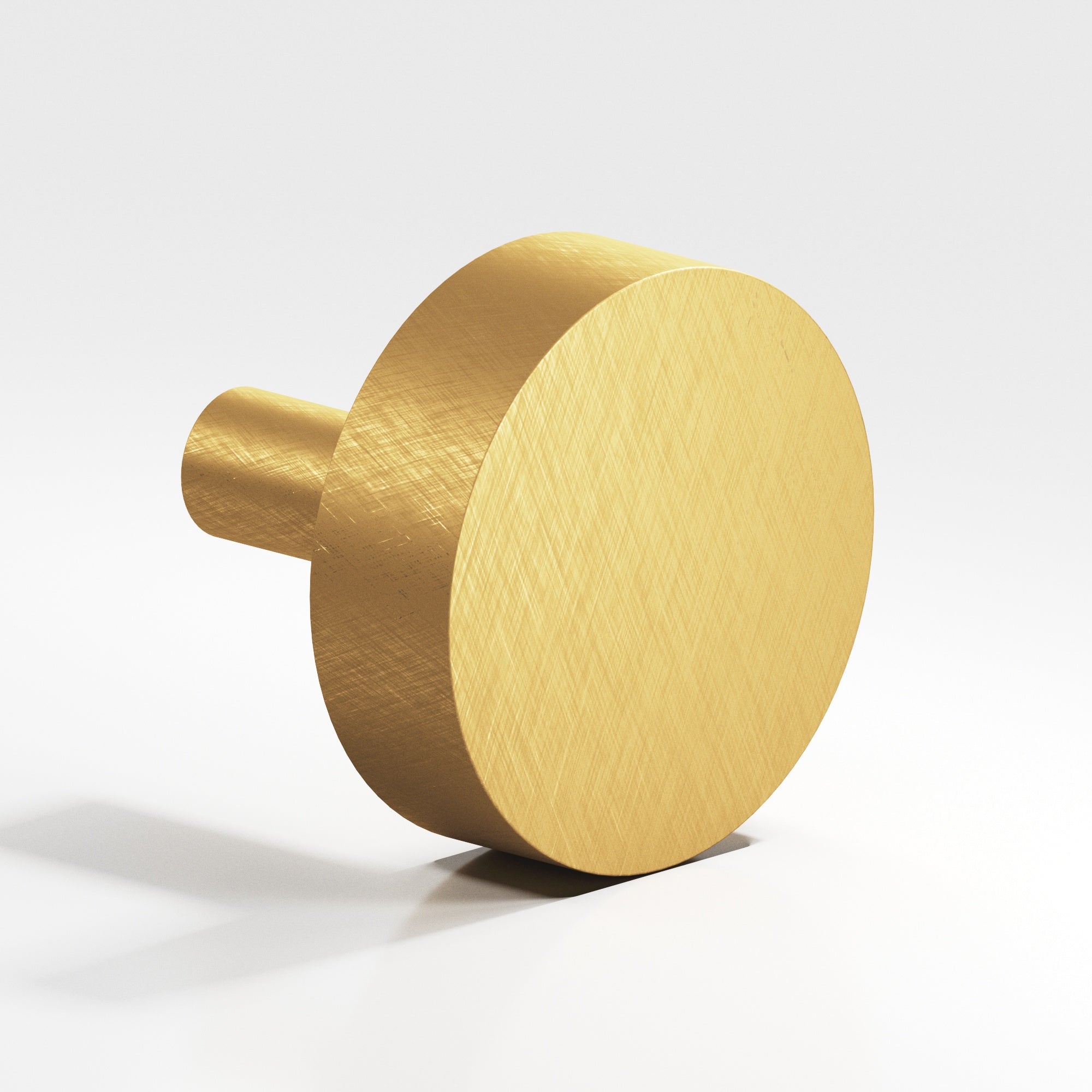 Colonial Bronze Series 512 1.5" Round Cabinet Knob With Straight Post Weathered Brass / 1.5"