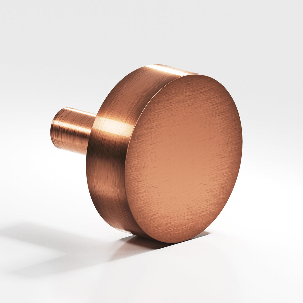 Colonial Bronze Series 511 1.25" Round Cabinet Knob With Straight Post Antique Copper / 1.25"