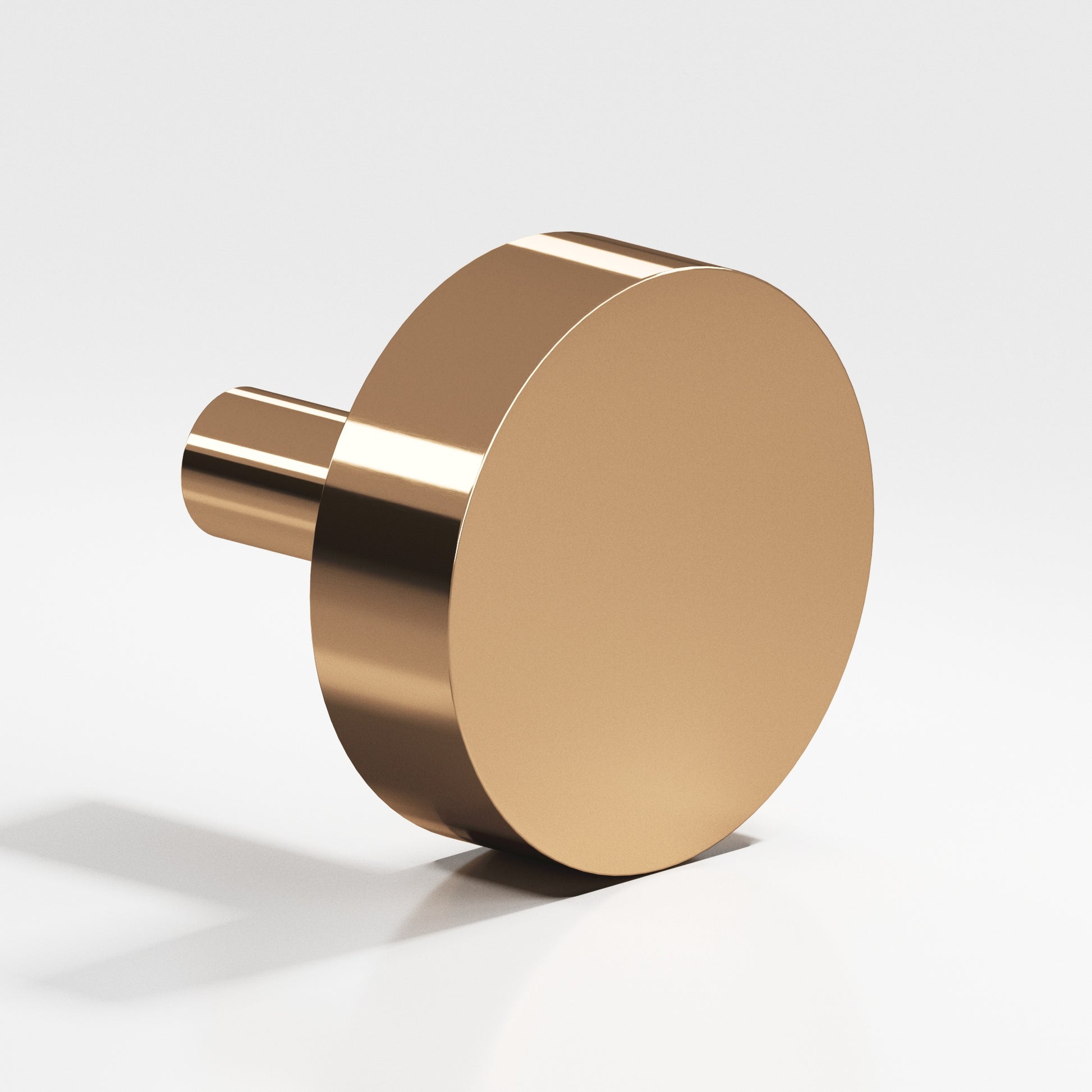 Colonial Bronze Series 511 1.25" Round Cabinet Knob With Straight Post Polished Bronze / 1.25"