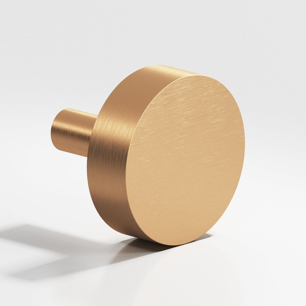 Colonial Bronze Series 511 1.25" Round Cabinet Knob With Straight Post Matte Satin Bronze / 1.25"
