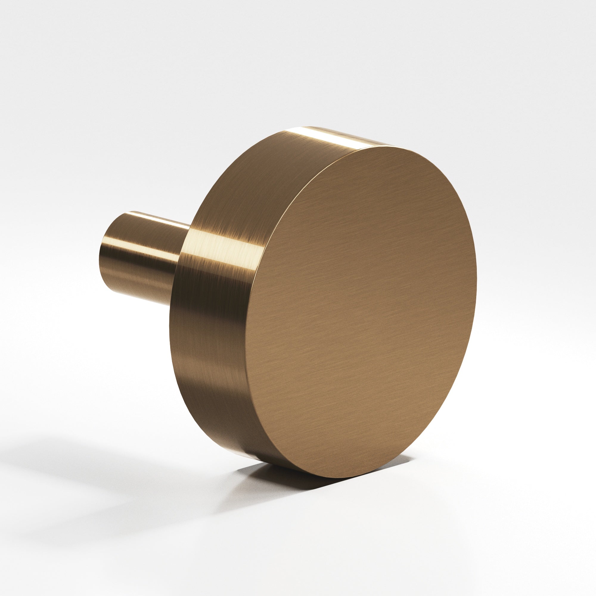 Colonial Bronze Series 510 1" Round Cabinet Knob With Straight Post Light Statuary Bronze / 1"