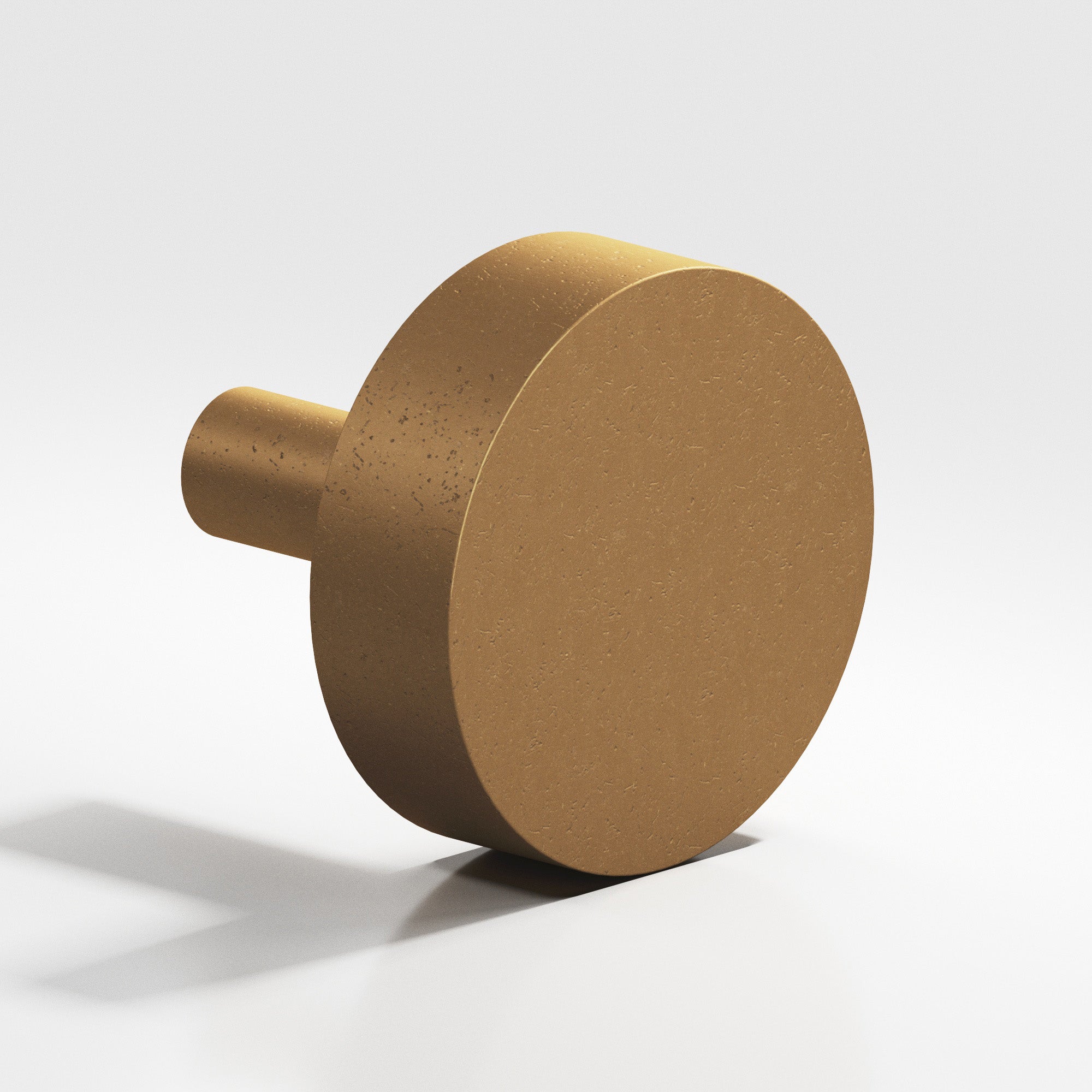 Colonial Bronze Series 511 1.25" Round Cabinet Knob With Straight Post Distressed Light Statuary Bronze / 1.25"