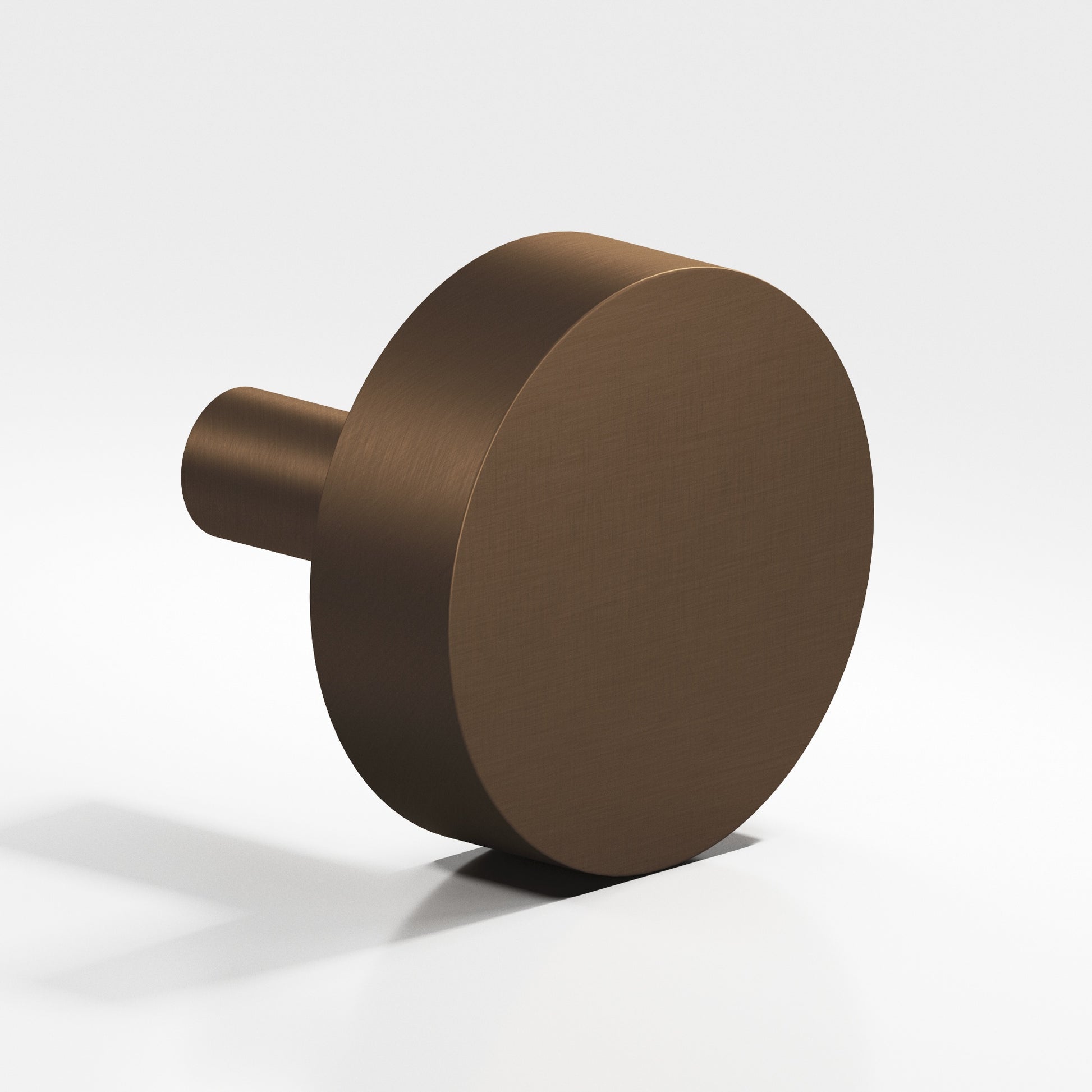 Colonial Bronze Series 511 1.25" Round Cabinet Knob With Straight Post Matte Oil Rubbed Bronze / 1.25"