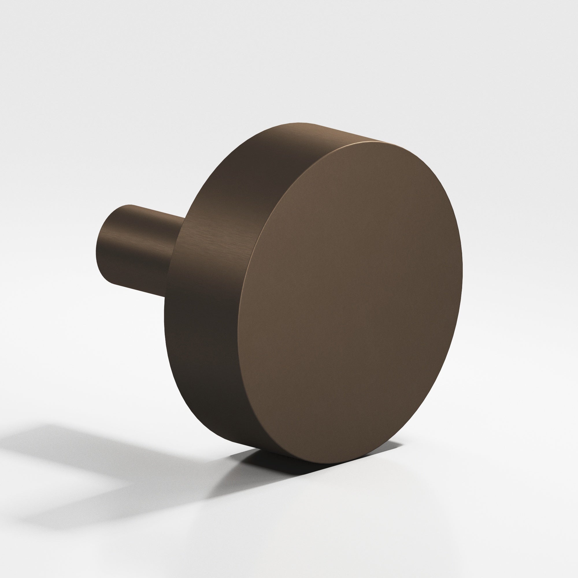 Colonial Bronze Series 512 1.5" Round Cabinet Knob With Straight Post Heritage Bronze / 1.5"