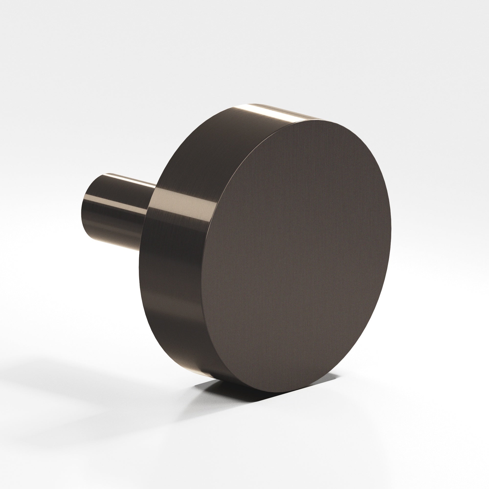 Colonial Bronze Series 510 1" Round Cabinet Knob With Straight Post Dark Statuary Bronze / 1"