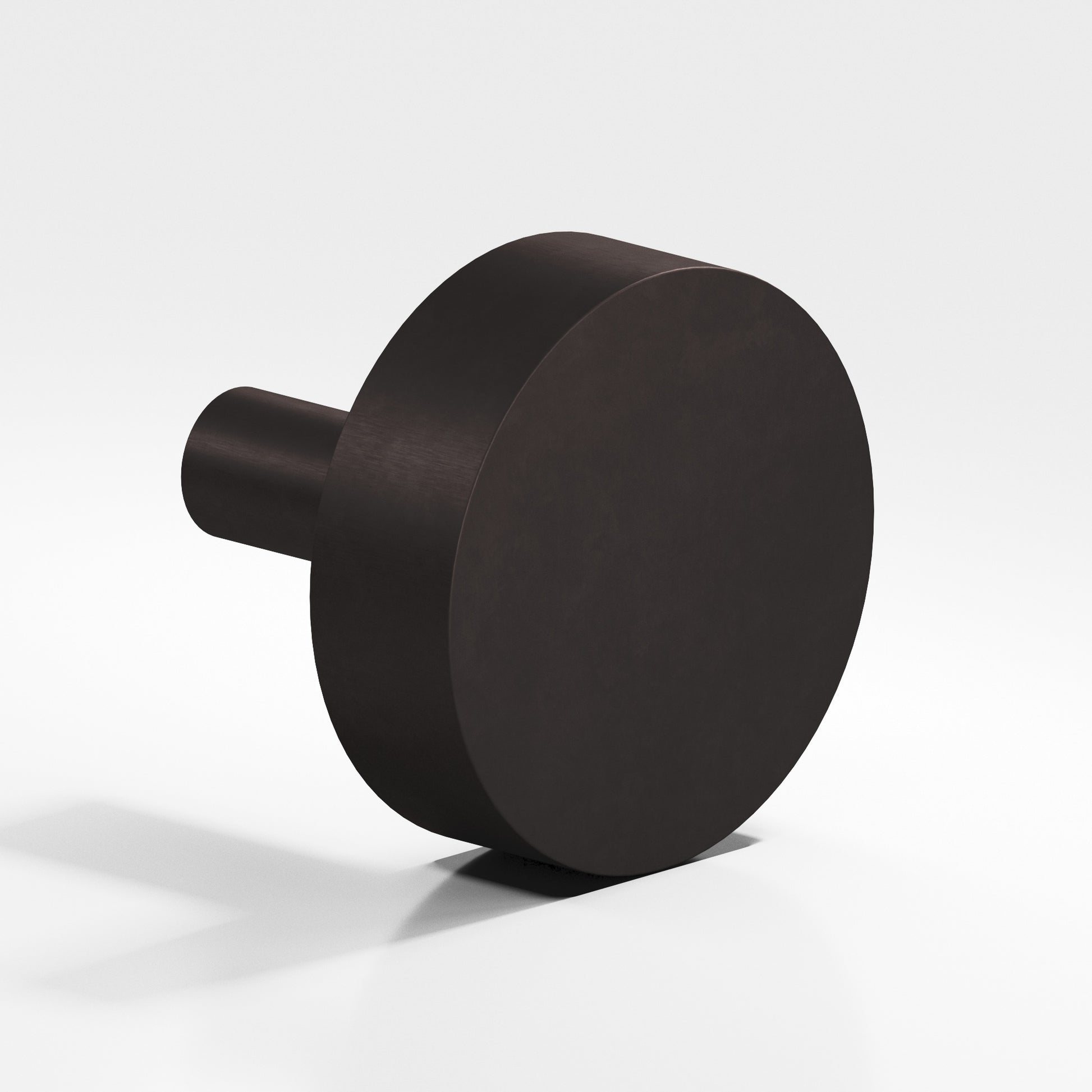 Colonial Bronze Series 511 1.25" Round Cabinet Knob With Straight Post Matte Dark Statuary Bronze / 1.25"